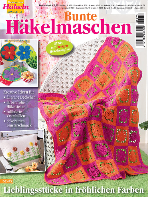 Magazin Produktbild: Dekoratives Häkeln Sonderheft - Bunte Häkelmaschen