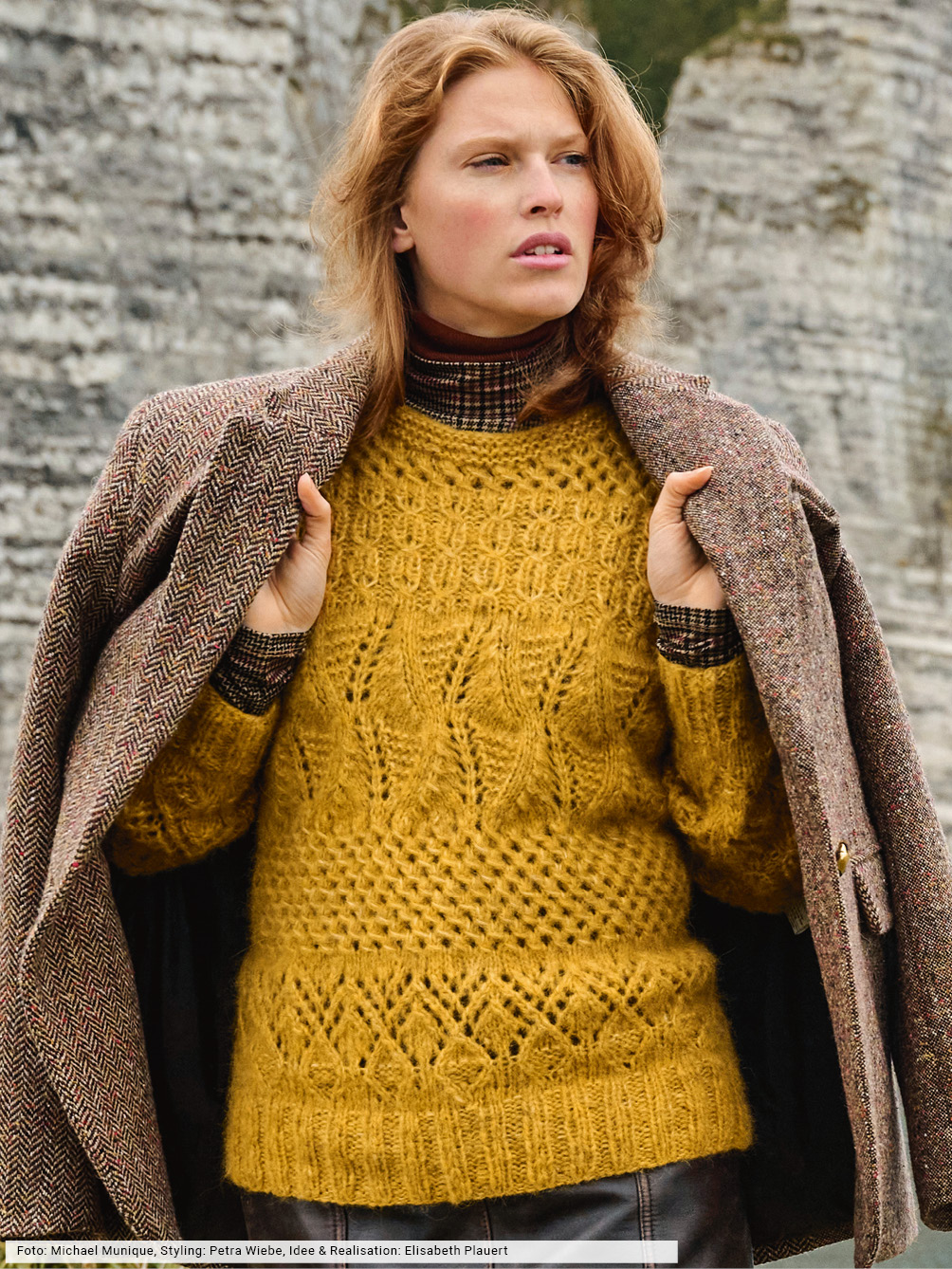 Modellansicht Bild 1: Pulli im Mustermix