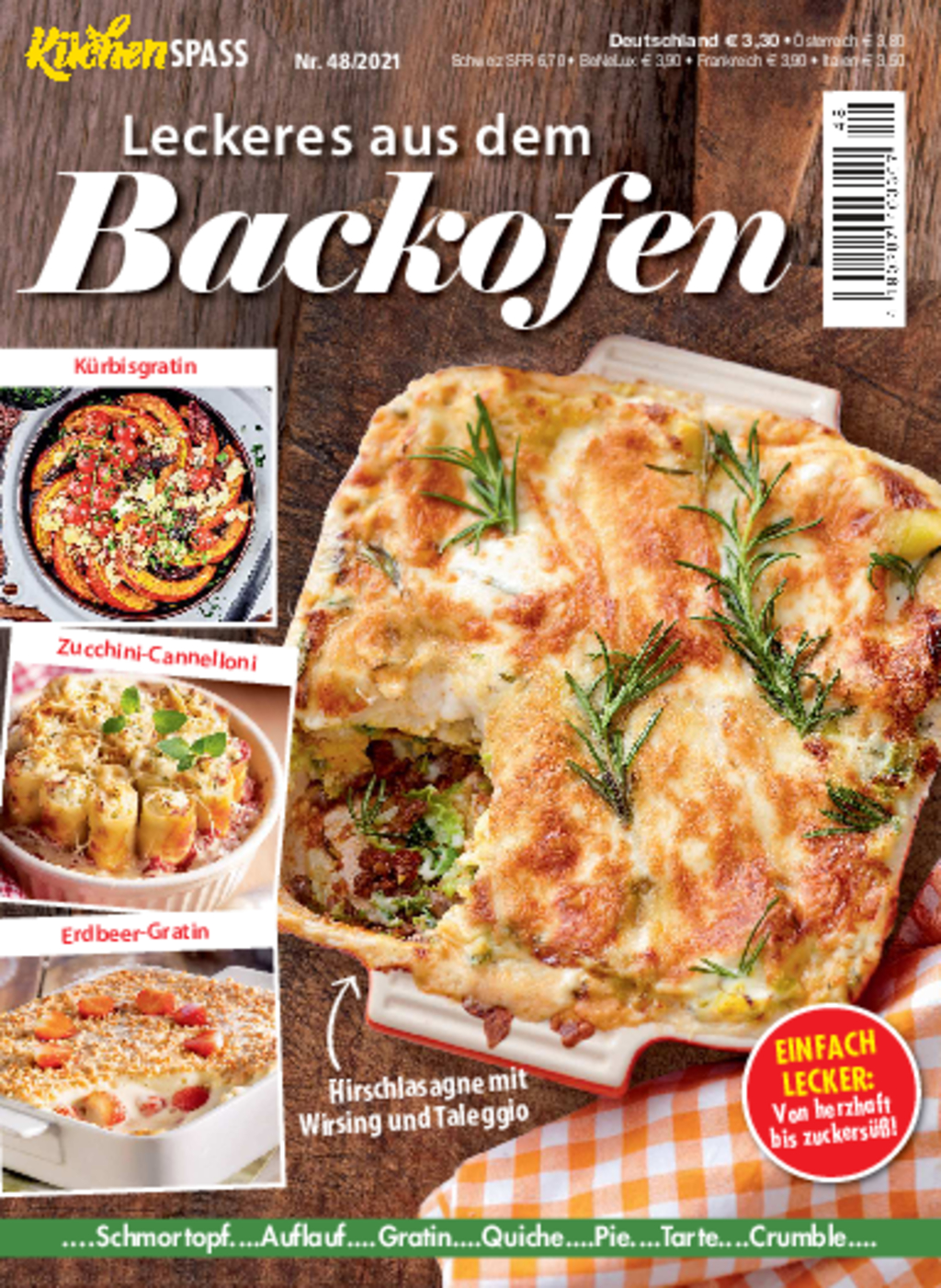 Magazin Produktbild: KüchenSPASS 48/2021 - Leckeres aus dem Backofen