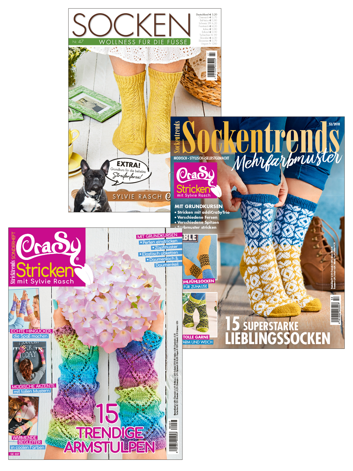 E-Paper Bundle CraSy Sylvie Magazin Produktbild: E-Paper Bundle CraSy Silvie: SE 037 + SO 53/18 + 47/17