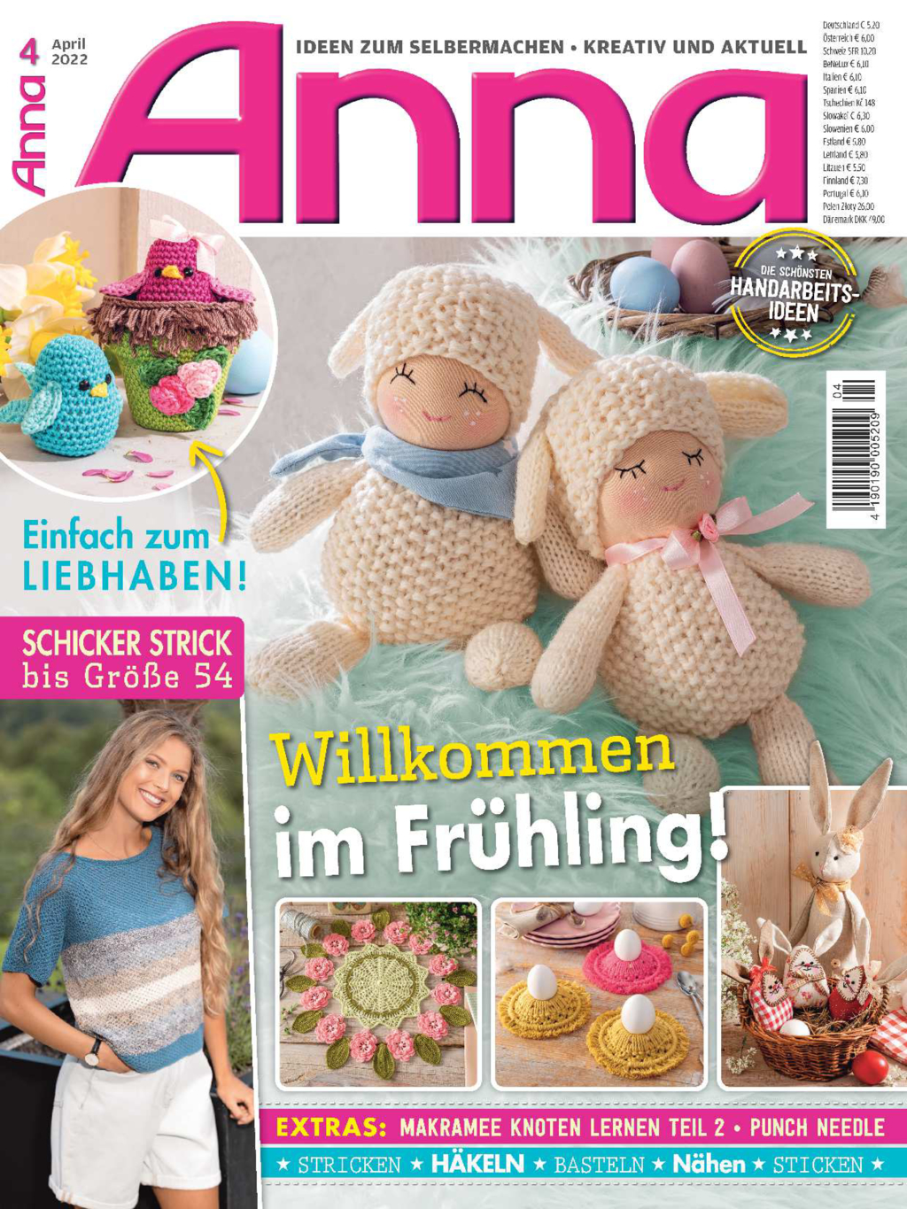 Magazin Produktbild: Anna Nr. 4/2022 - Willkommen im Frühling!