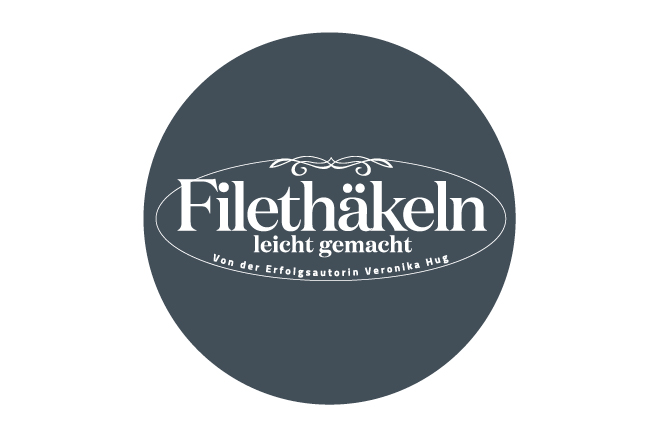 Markenlogo schwarz Filethäkeln leicht gemacht