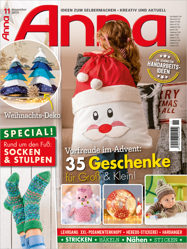 Magazin Produktbild: Anna 11/19- Vorfreude im Advent: 35 Geschenke für Groß & Klein!