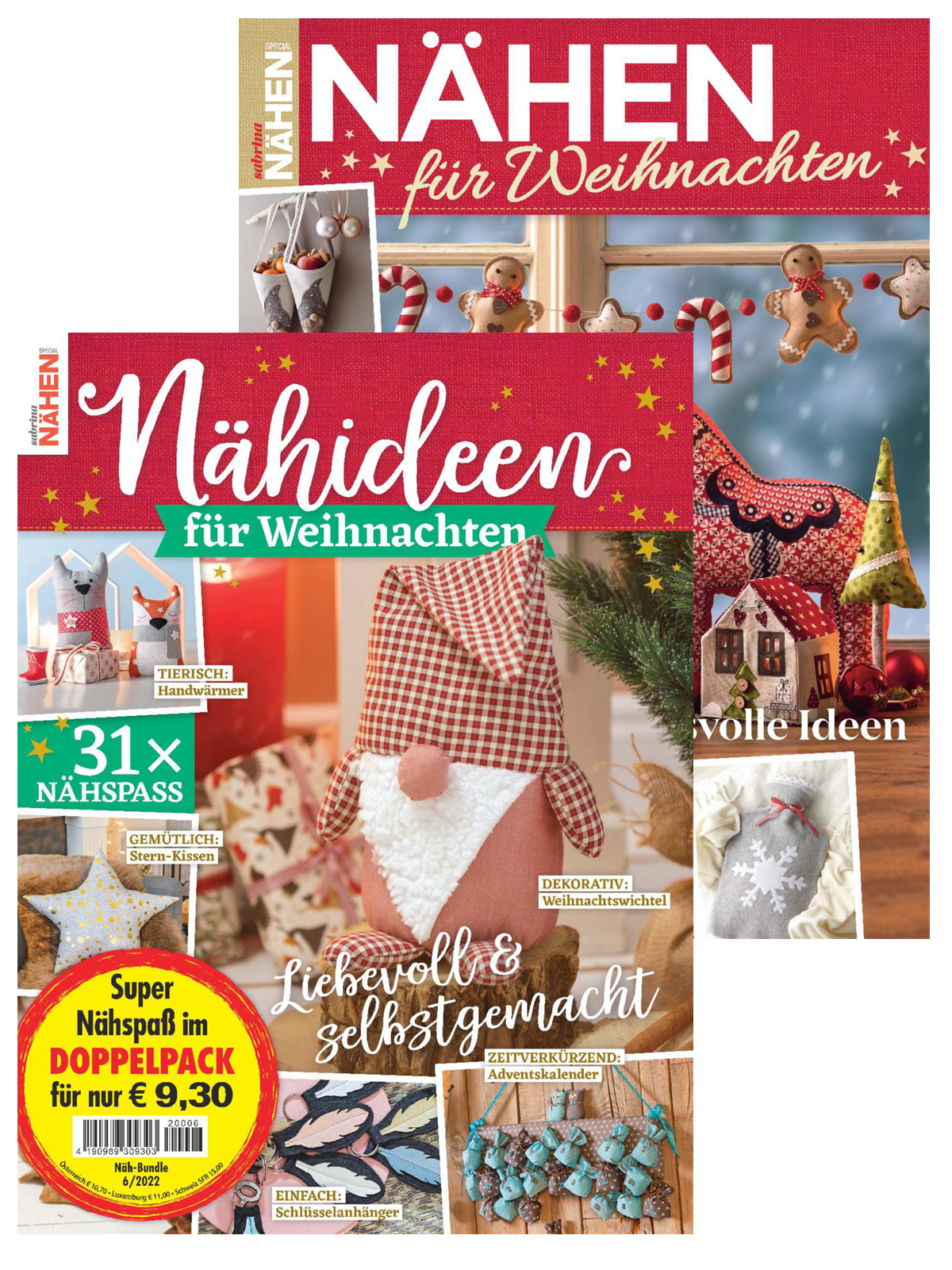 Weihnachts-Näh-Bundle: Sabrina Nähen Special SN 079 + SN 067 Sparpaket Produktbild: Näh Bundle: Sabrina Nähen Special SN 079 + SN 067