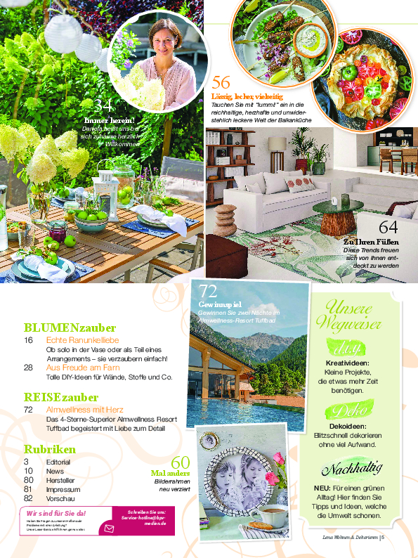 Modische Tischdeko mit Naturfarben, geometrischen Mustern und DIY-Elementen. Frisch, handgemacht, einzigartig.