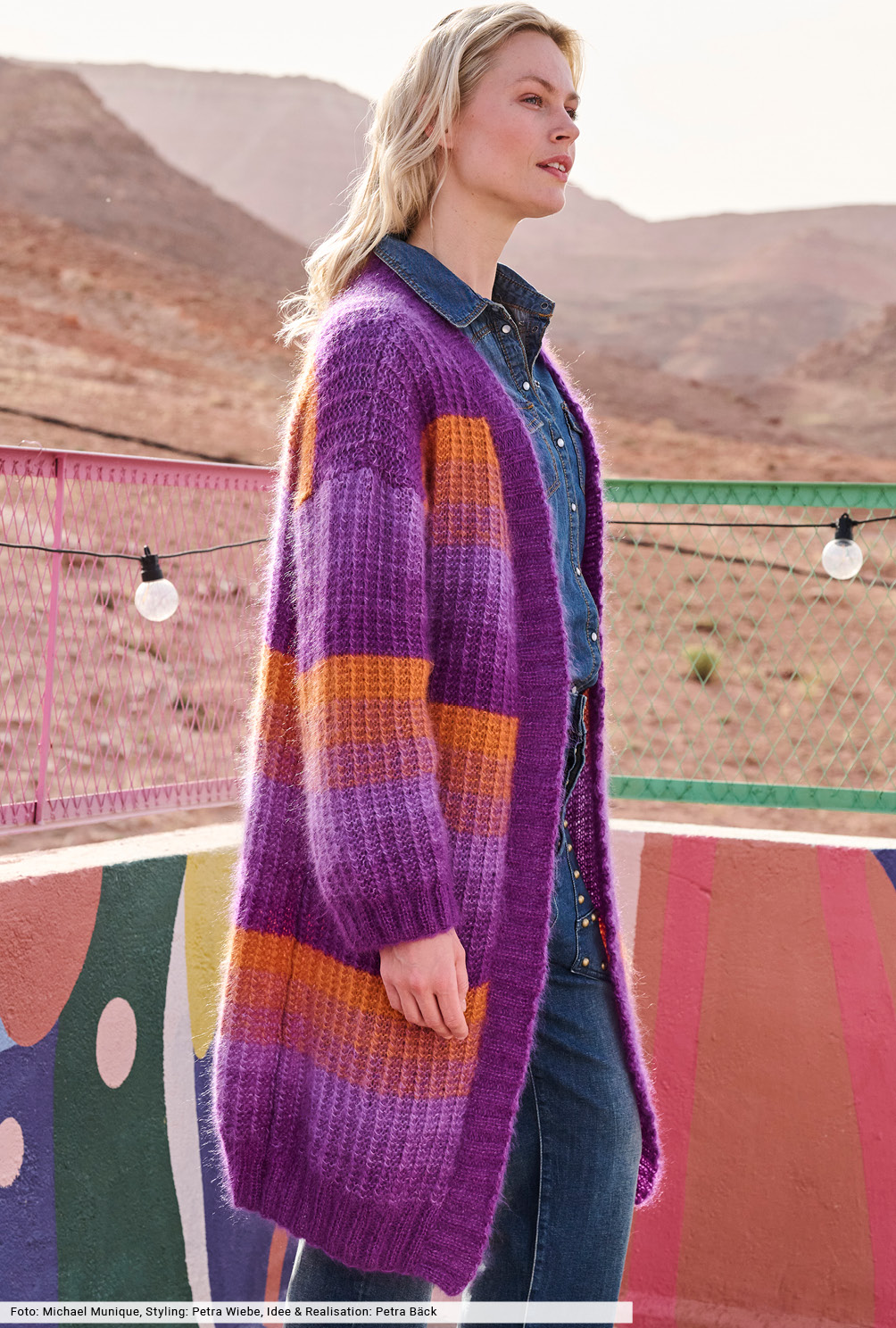 Modellansicht Bild 4: Mantel mit Farbverläufen