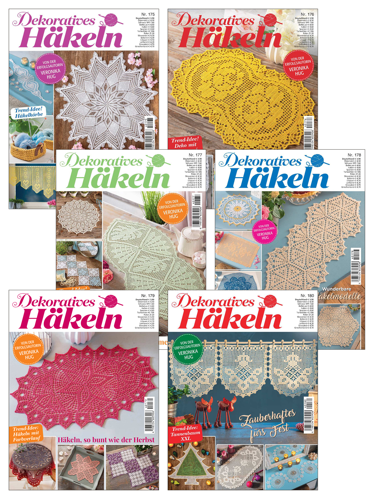 DEKORATIVES HÄKELN E-Paper Archiv 2024 - alle Ausgaben als E-Paper Sparpaket Sparpaket Produktbild: DEKORATIVES HÄKELN E-Paper Archiv 2024 - alle Ausgaben als E-Paper Sparpaket