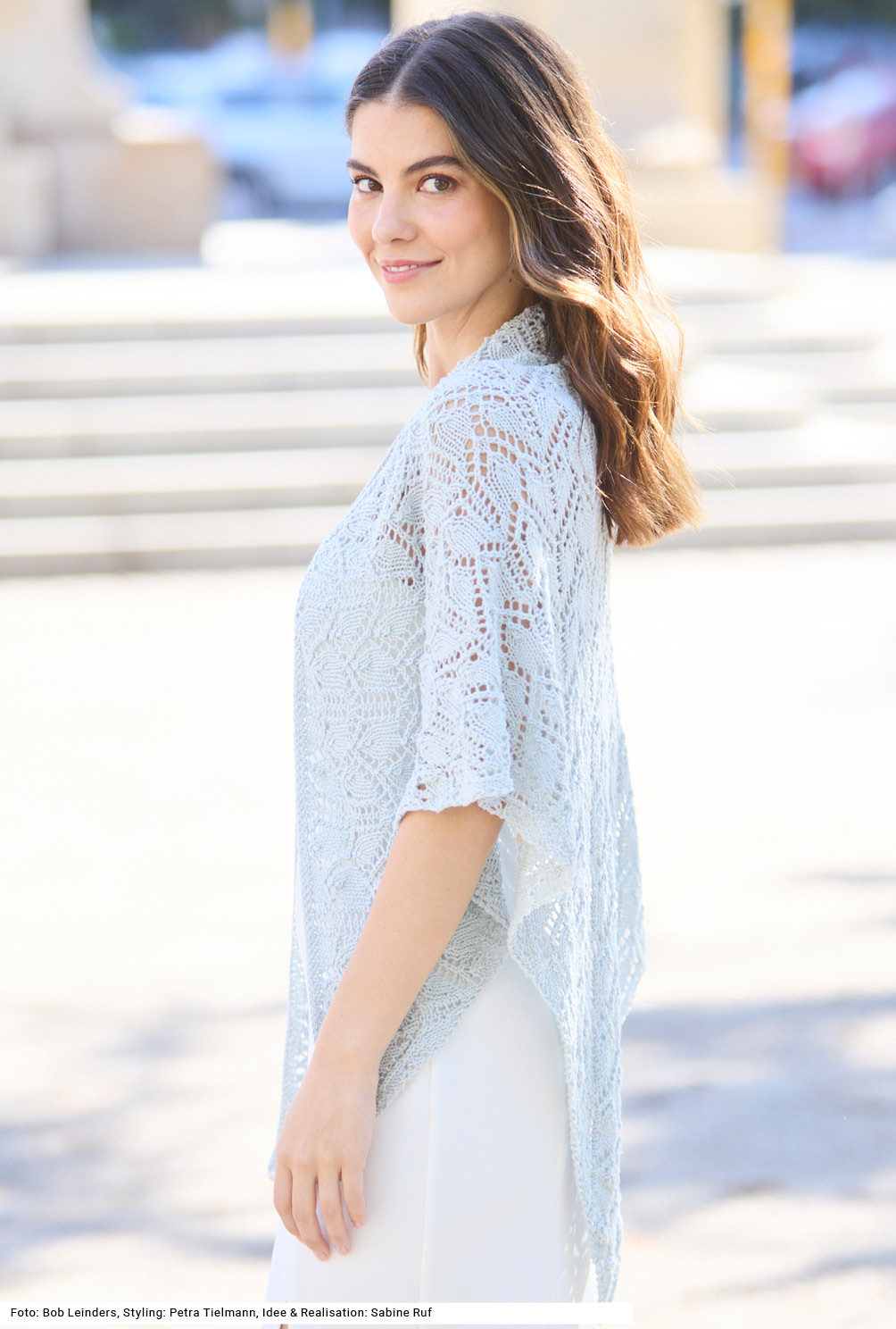 Modellansicht Bild 3: Dreiecktuch mit Ajourmuster