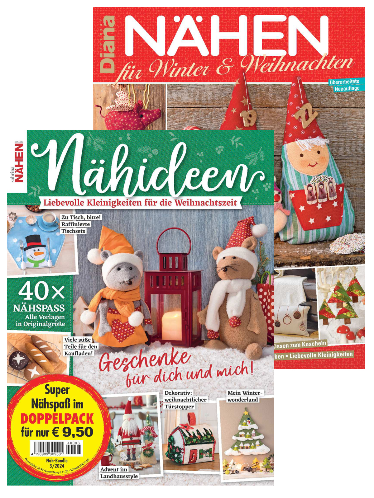 Näh Bundle: Nähen für Weihnachten SN 091 + D 2660 Sparpaket Produktbild: Näh Bundle: Nähen für Weihnachten SN 091 + D 2660