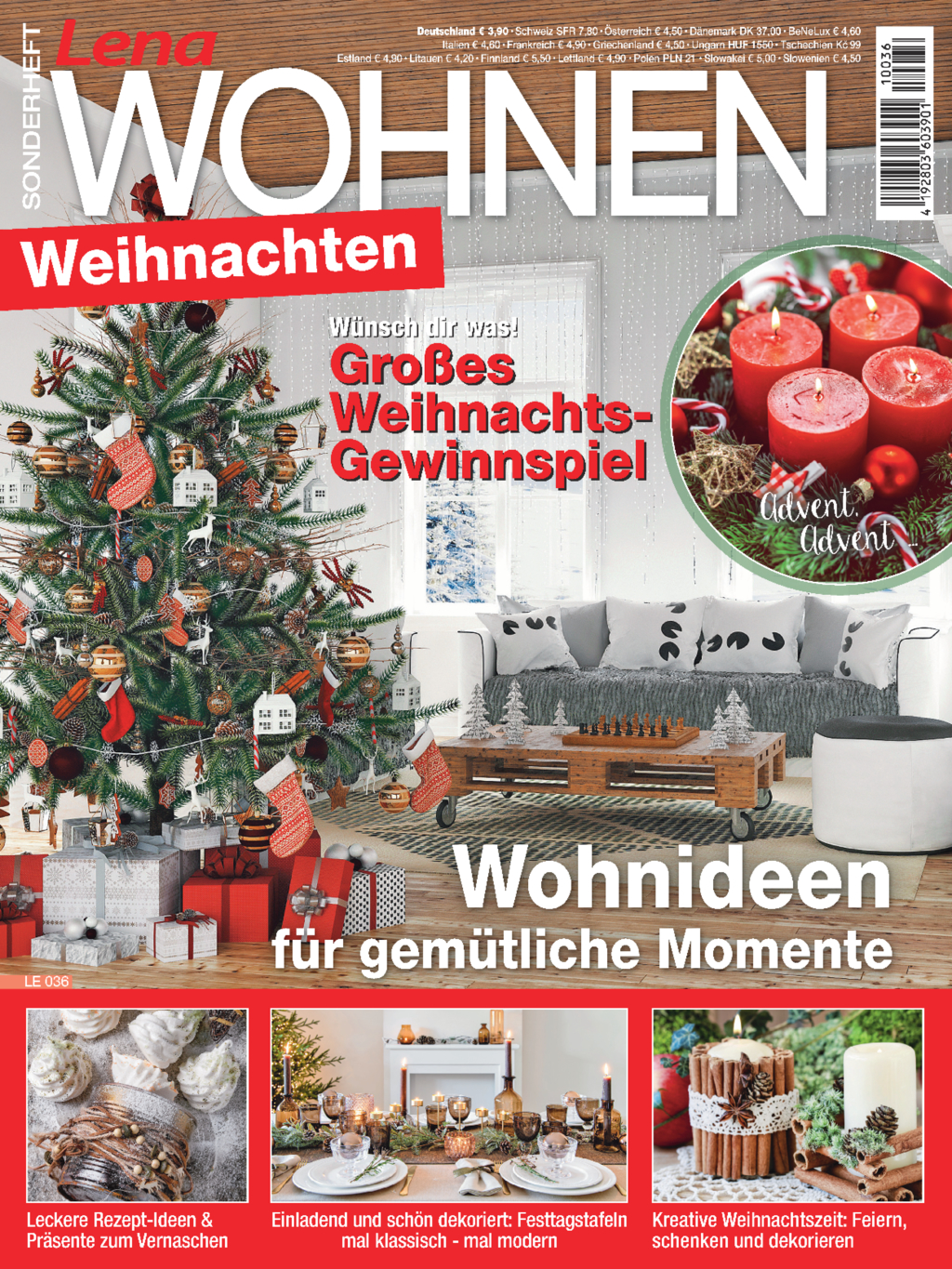 Magazin Produktbild: Lena Wohnen Sonderheft LE 036 - Weihnachten