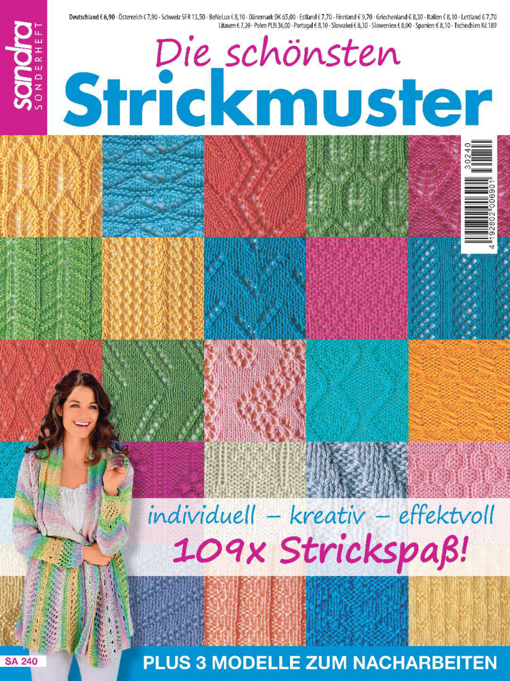 Sandra Sonderheft SA 240 - Die schönsten Strickmuster Magazin Produktbild: Sandra Sonderheft SA 240 - Die schönsten Strickmuster