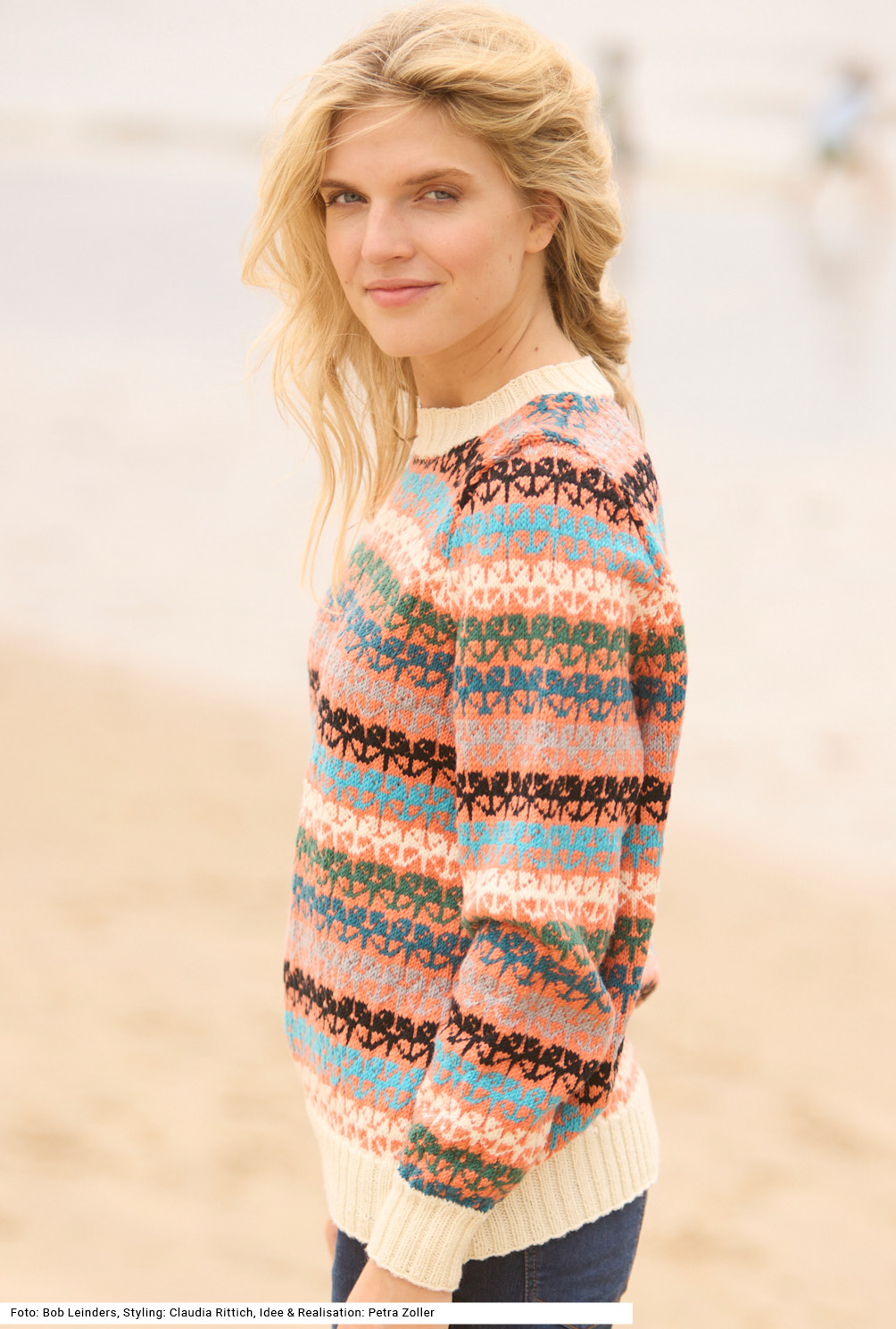 Modellansicht Bild 3: Pulli mit Jacquardmuster