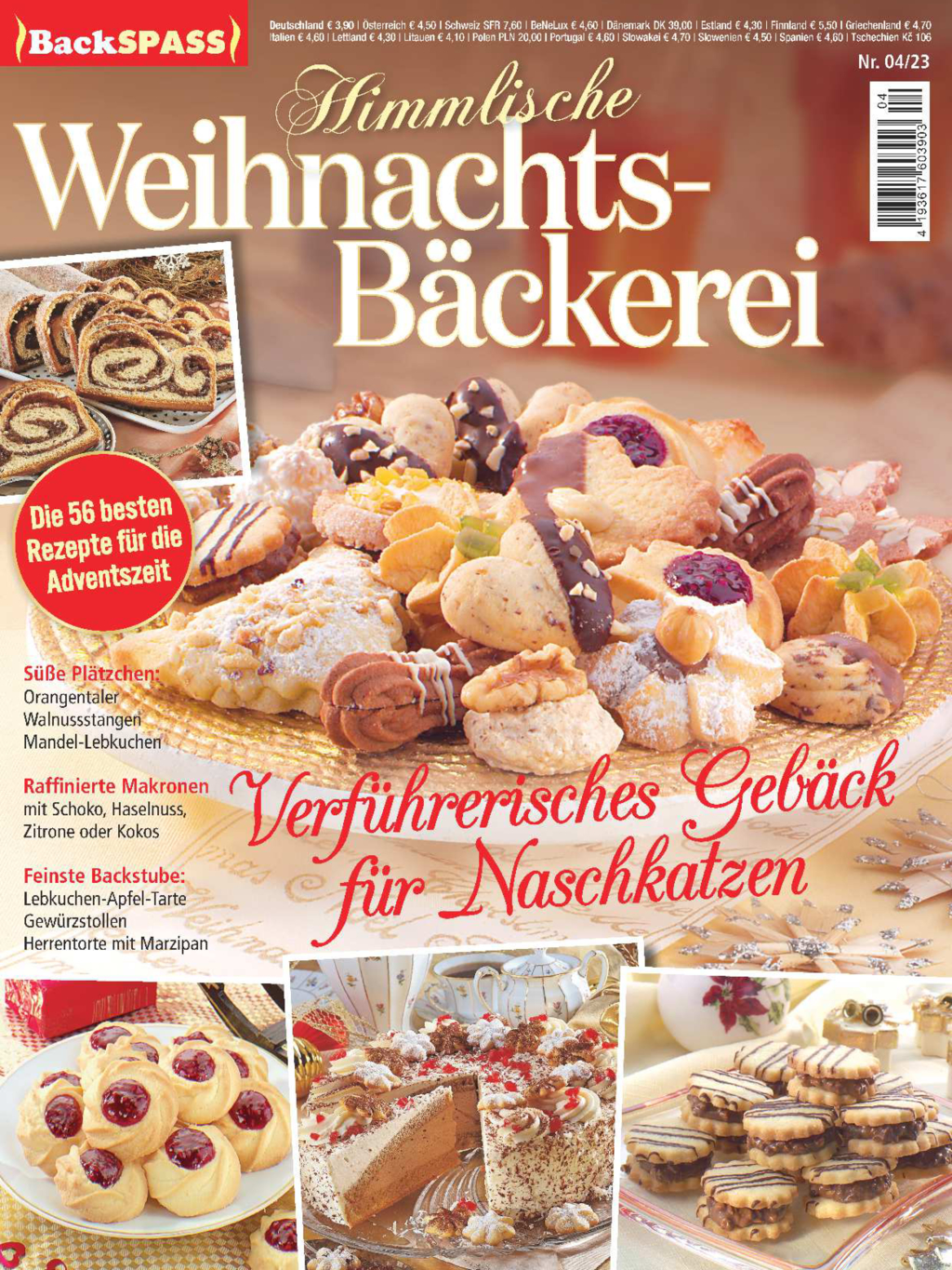 Magazin Produktbild: Backspaß BP 4/23 - Himmlische Weihnachtsbäckerei
