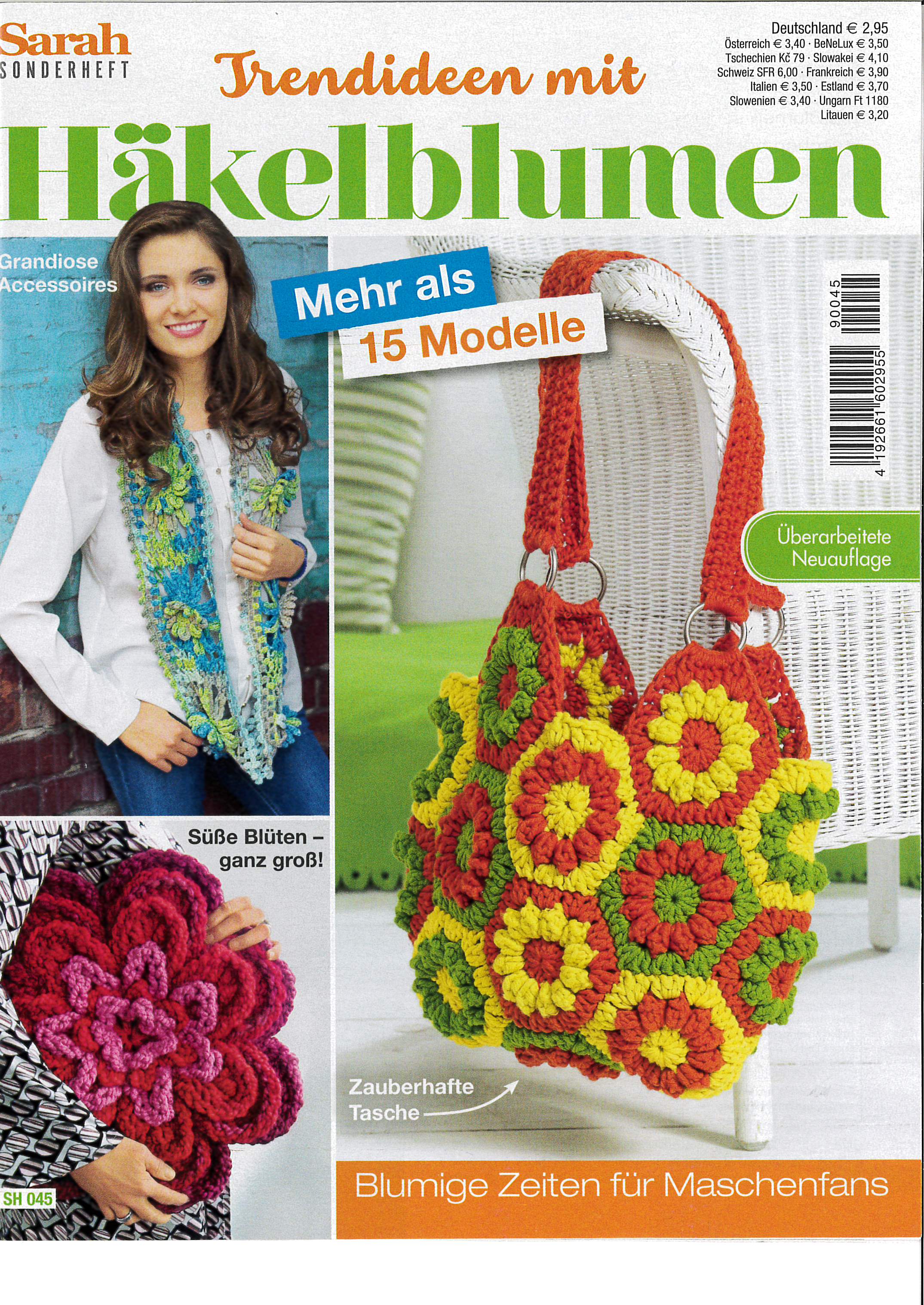 Sarah Sonderheft SH 045 - Häkelblumen Magazin Produktbild: Sarah Sonderheft SH 045 - Häkelblumen