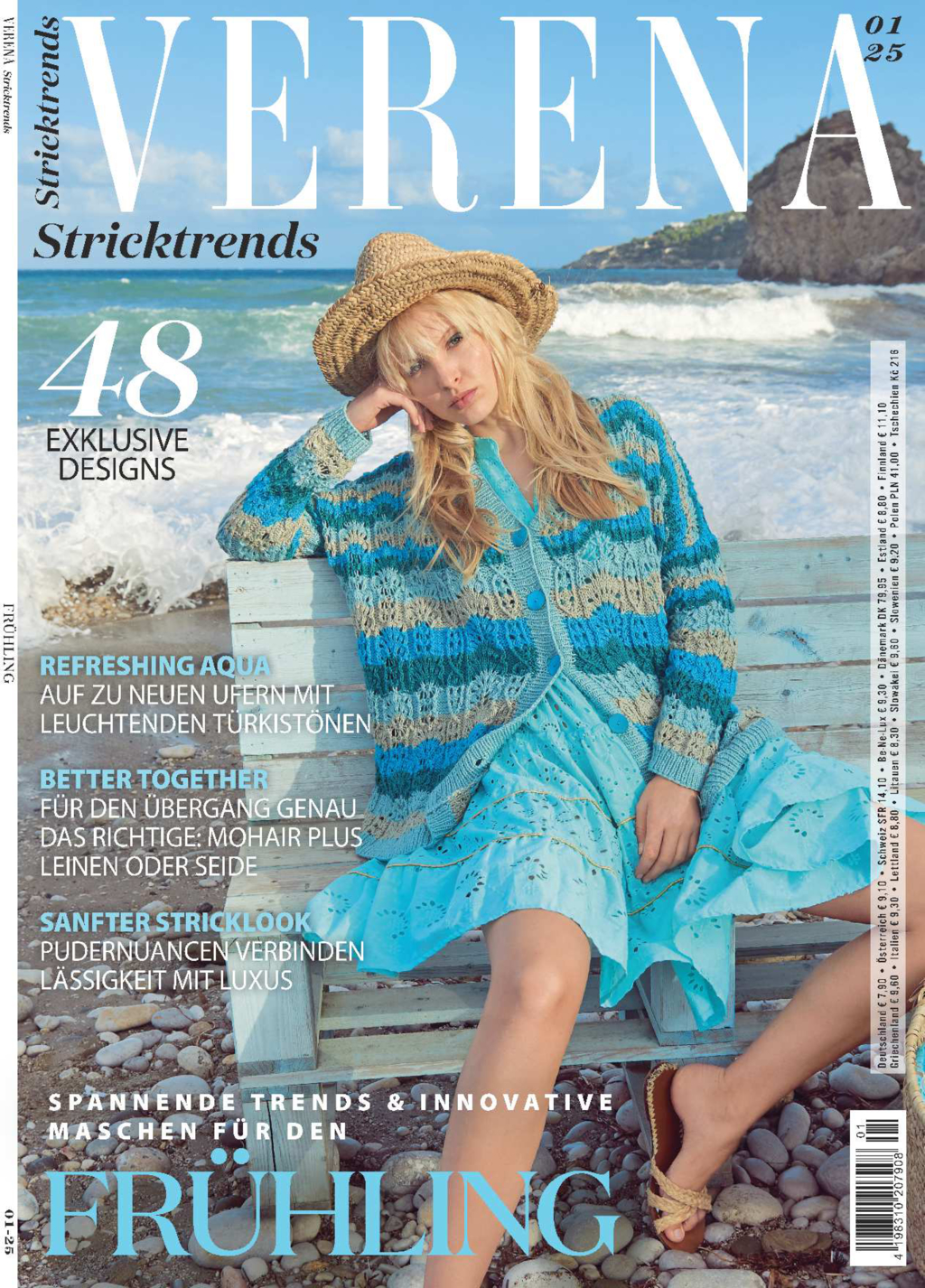 Magazin Produktbild: Verena Stricktrends 01/2025 - Maschen für den Frühling!