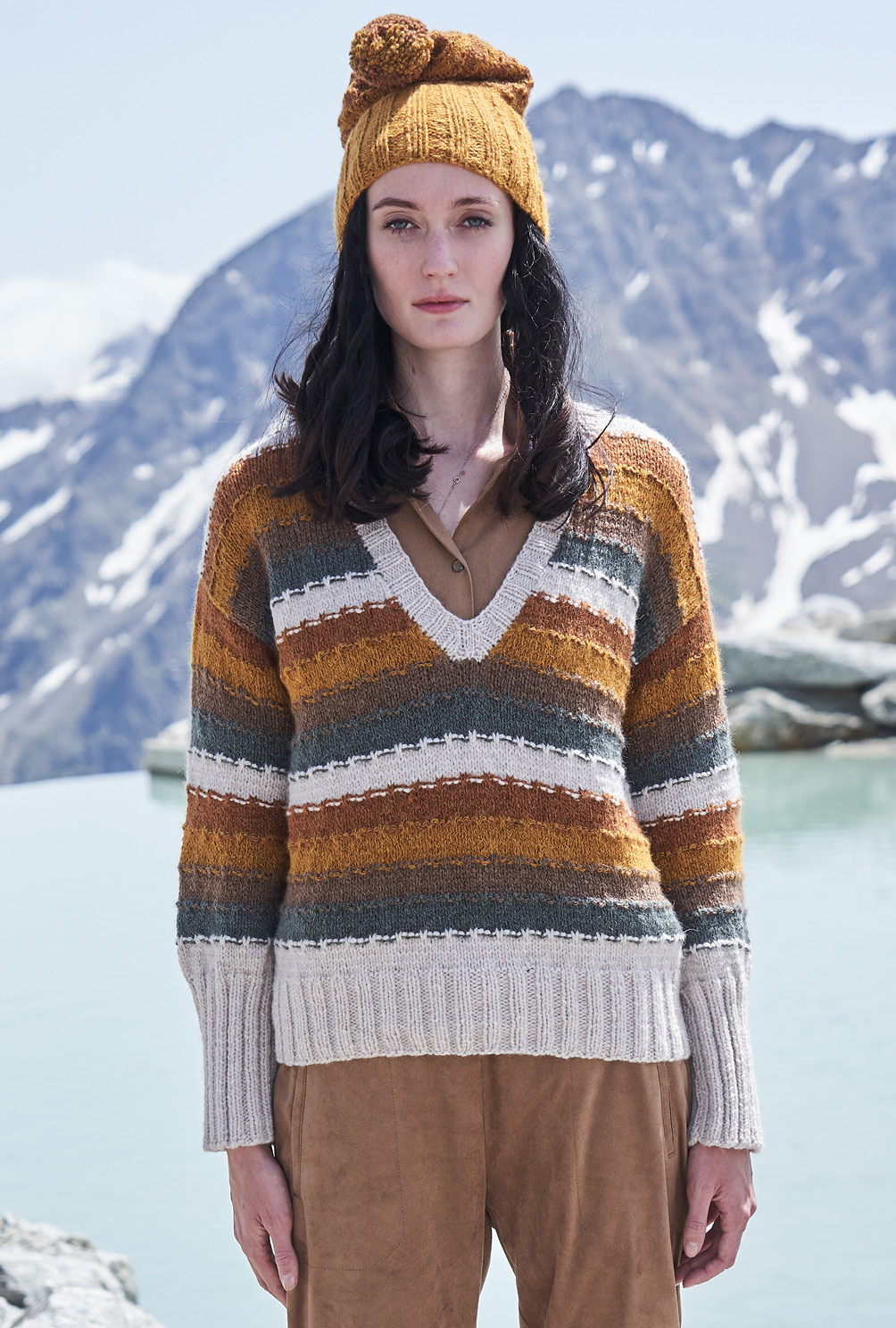 Modellansicht Bild 2: Pulli und Mütze mit südafrikanischem Flair