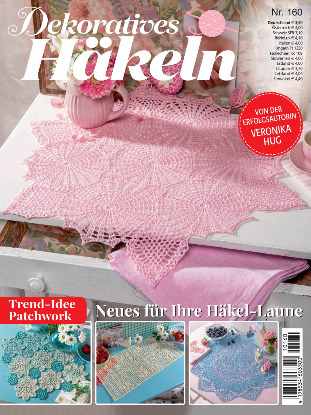 Magazin Produktbild: Dekoratives Häkeln Nr. 160 - Neues für Ihre Häkel-Laune