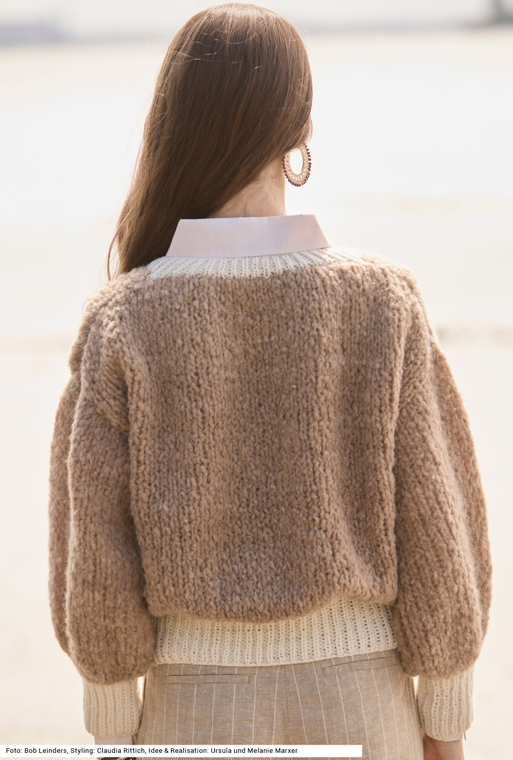 Modellansicht Bild 5: Zweifarbige Jacke