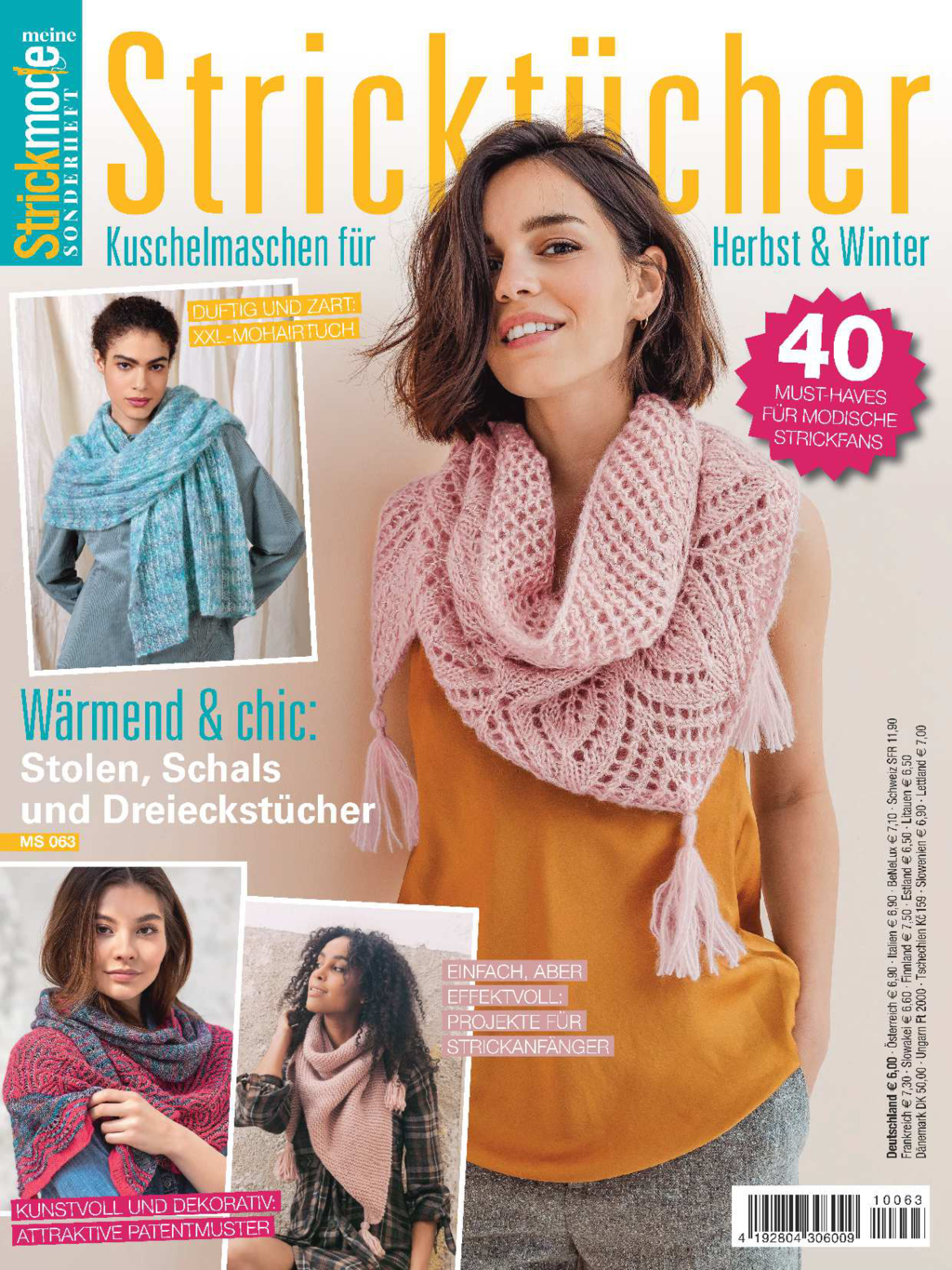Magazin Produktbild: Meine Strickmode Sonderheft MS 063 - Stricktücher für Herbst und Winter
