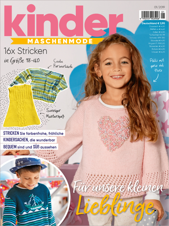 Magazin Produktbild: Kinder Maschenmode 01/19- Für unsere kleinen Lieblinge