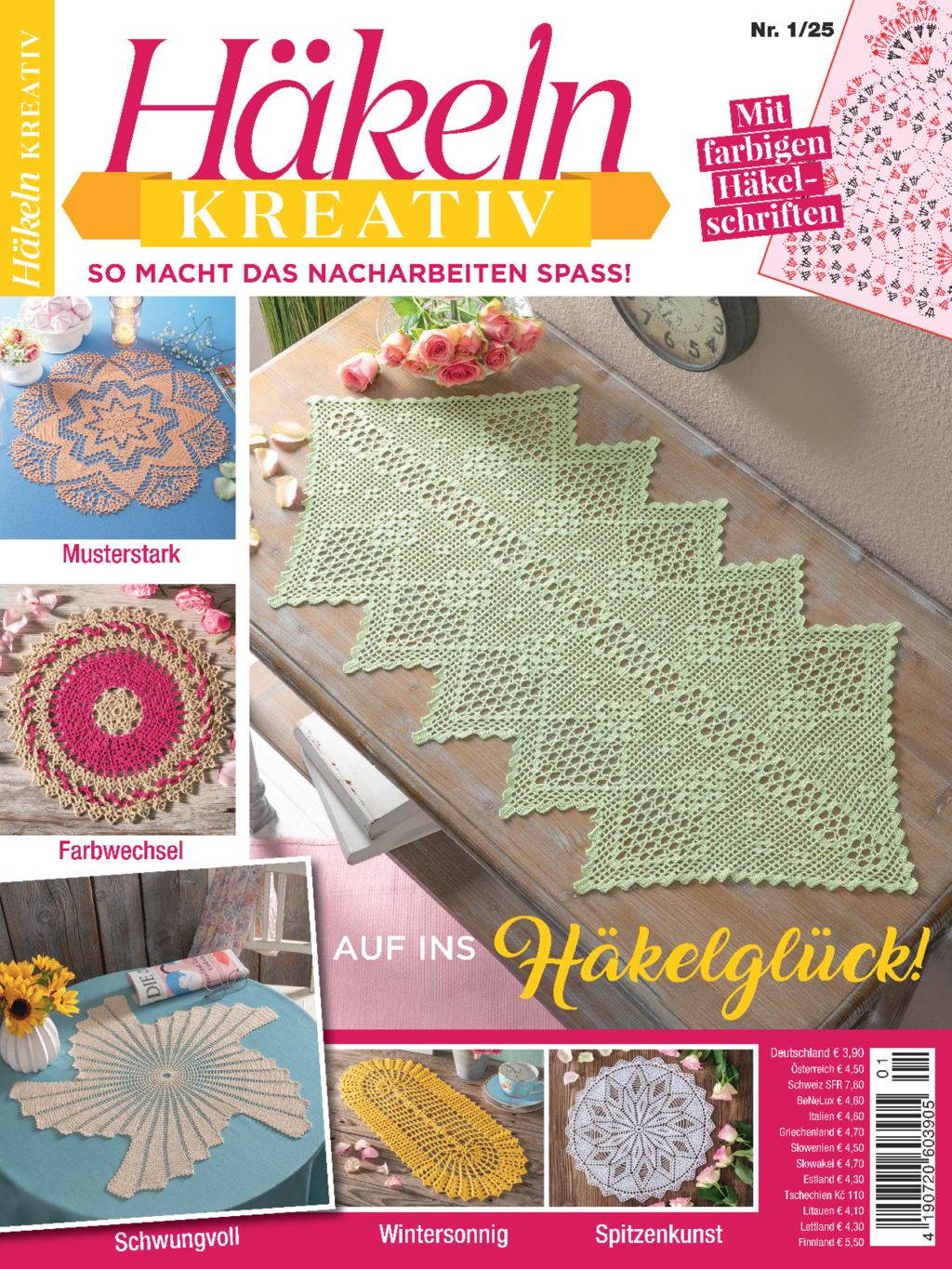 Häkeln kreativ 01/2025 - Auf ins Häkelglück! Magazin Produktbild: Häkeln kreativ 01/2025 - Auf ins Häkelglück!