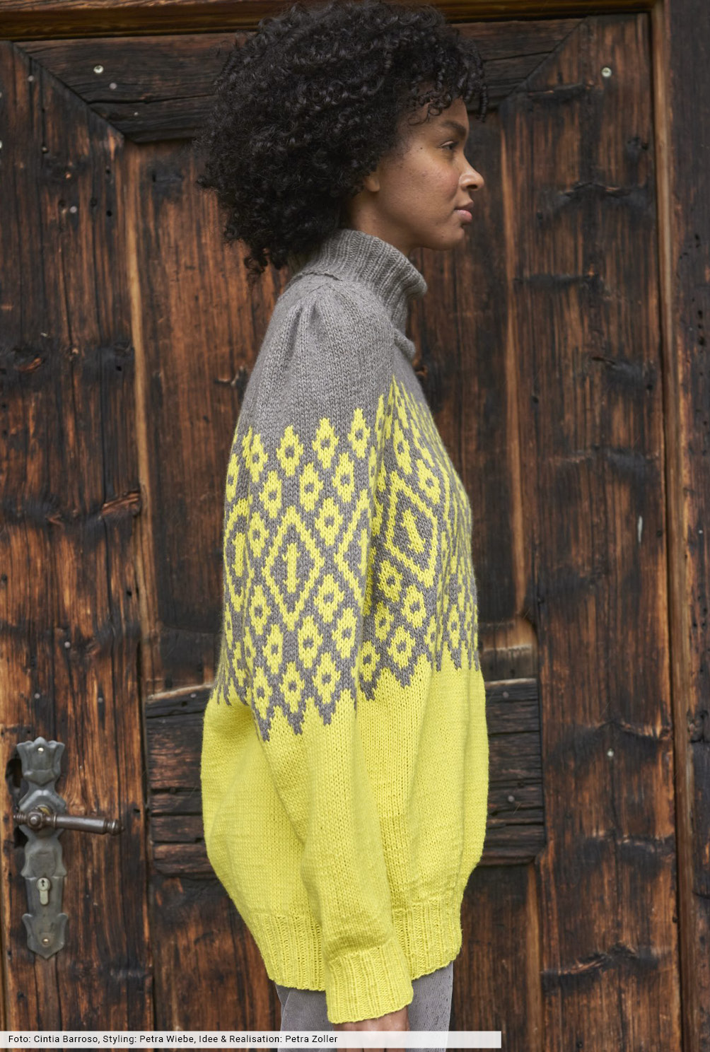 Modellansicht Bild 4: Pulli mit Jacquardpasse