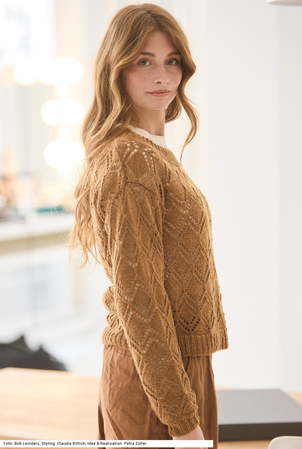 Modellansicht Bild 4: Ajourmuster-Pulli