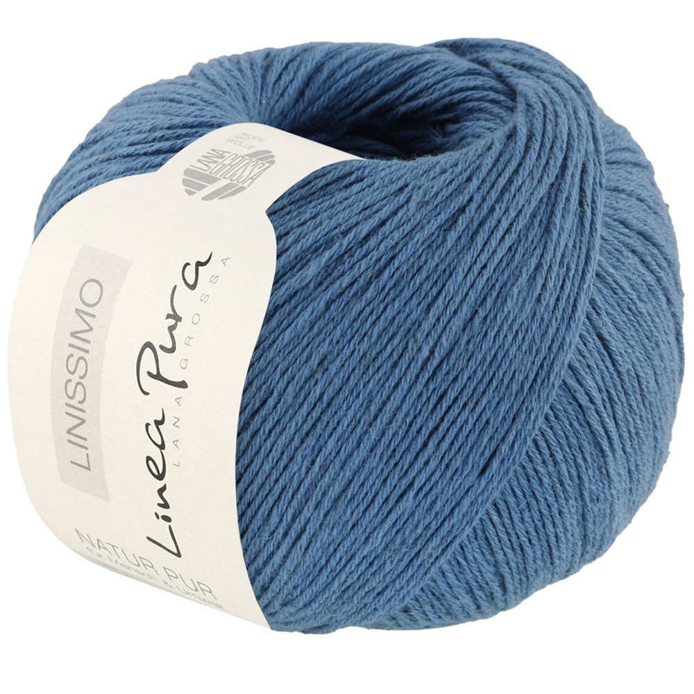 Garnbild Lana Grossa Linissimo Blau Nr. 12