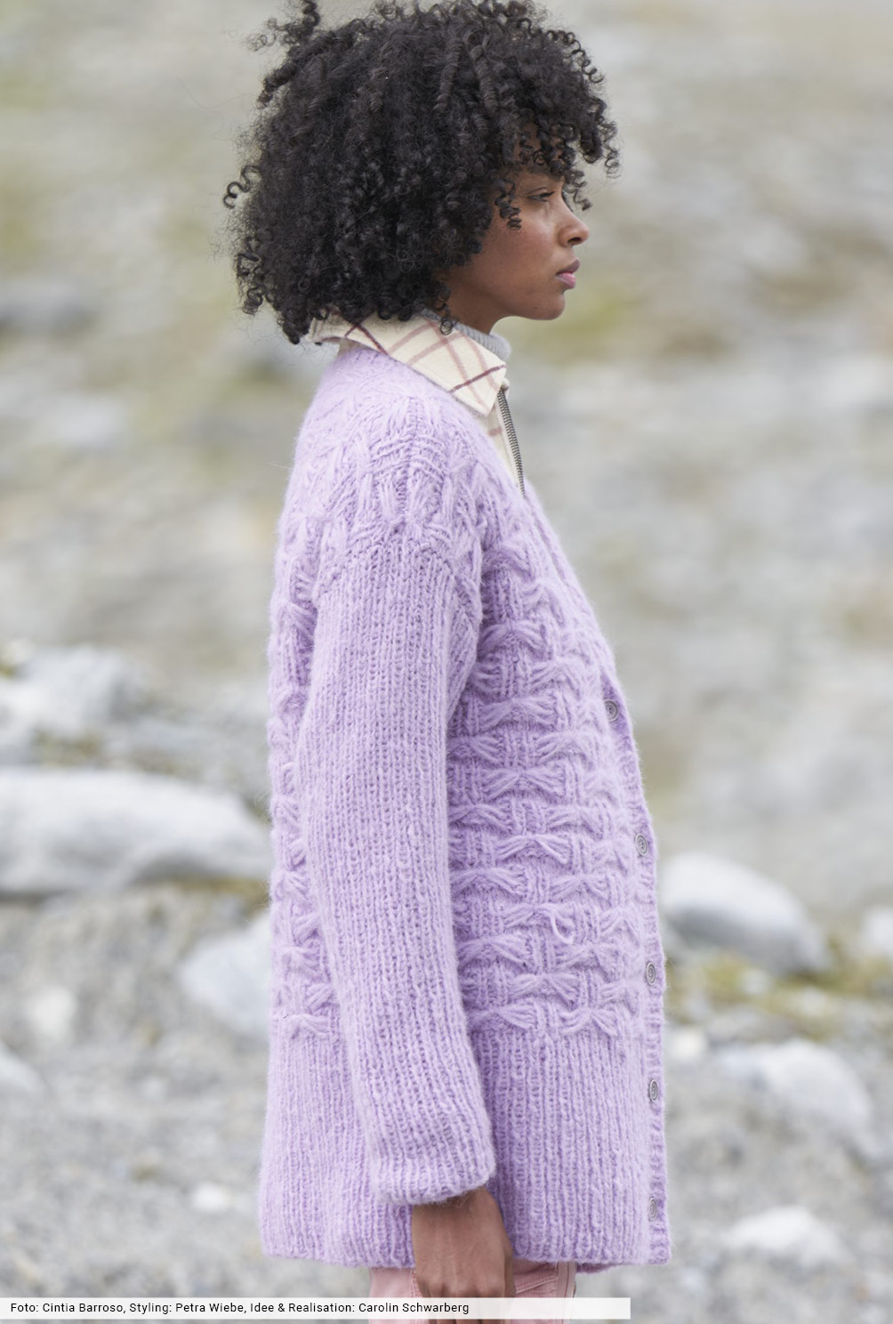 Modellansicht Bild 4: Jacke mit Fangmuster