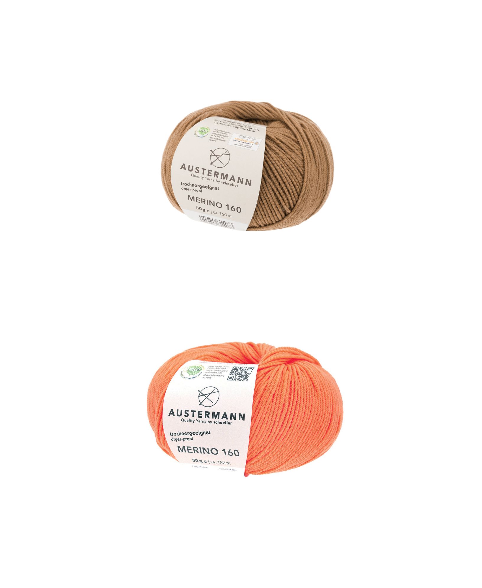 Garn Collage SAB25010M003-SET orange-camel