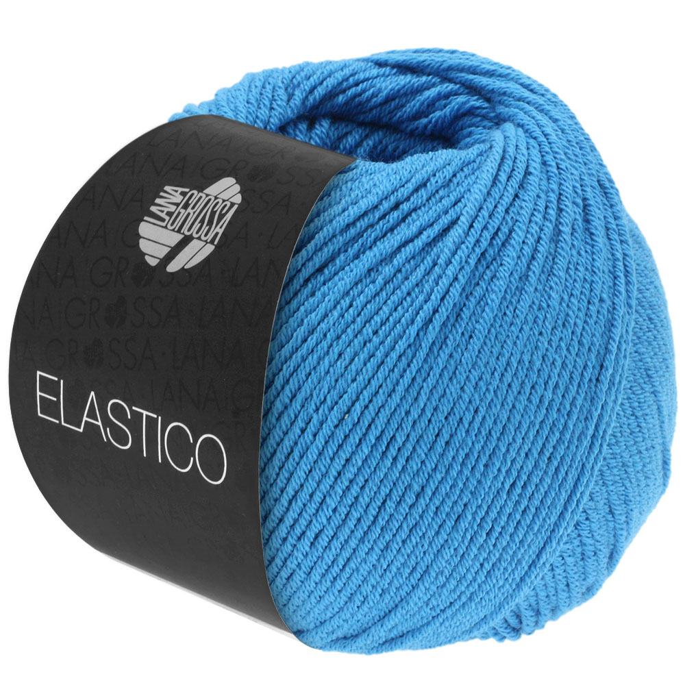 Garnbild Lana Grossa Elastico Enzianblau Nr. 157