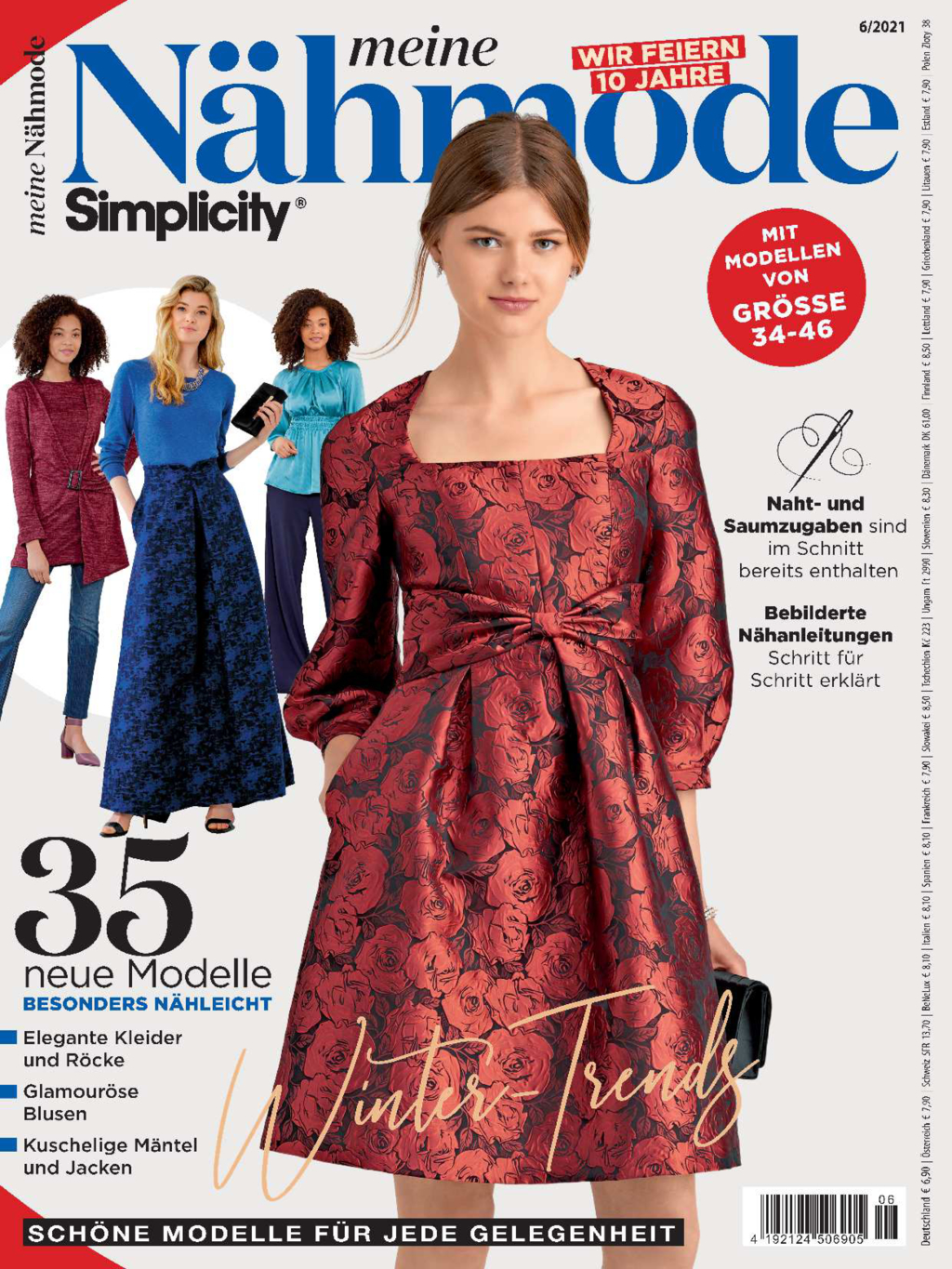 Magazin Produktbild: Meine Nähmode 06/2021 - Wintertrends