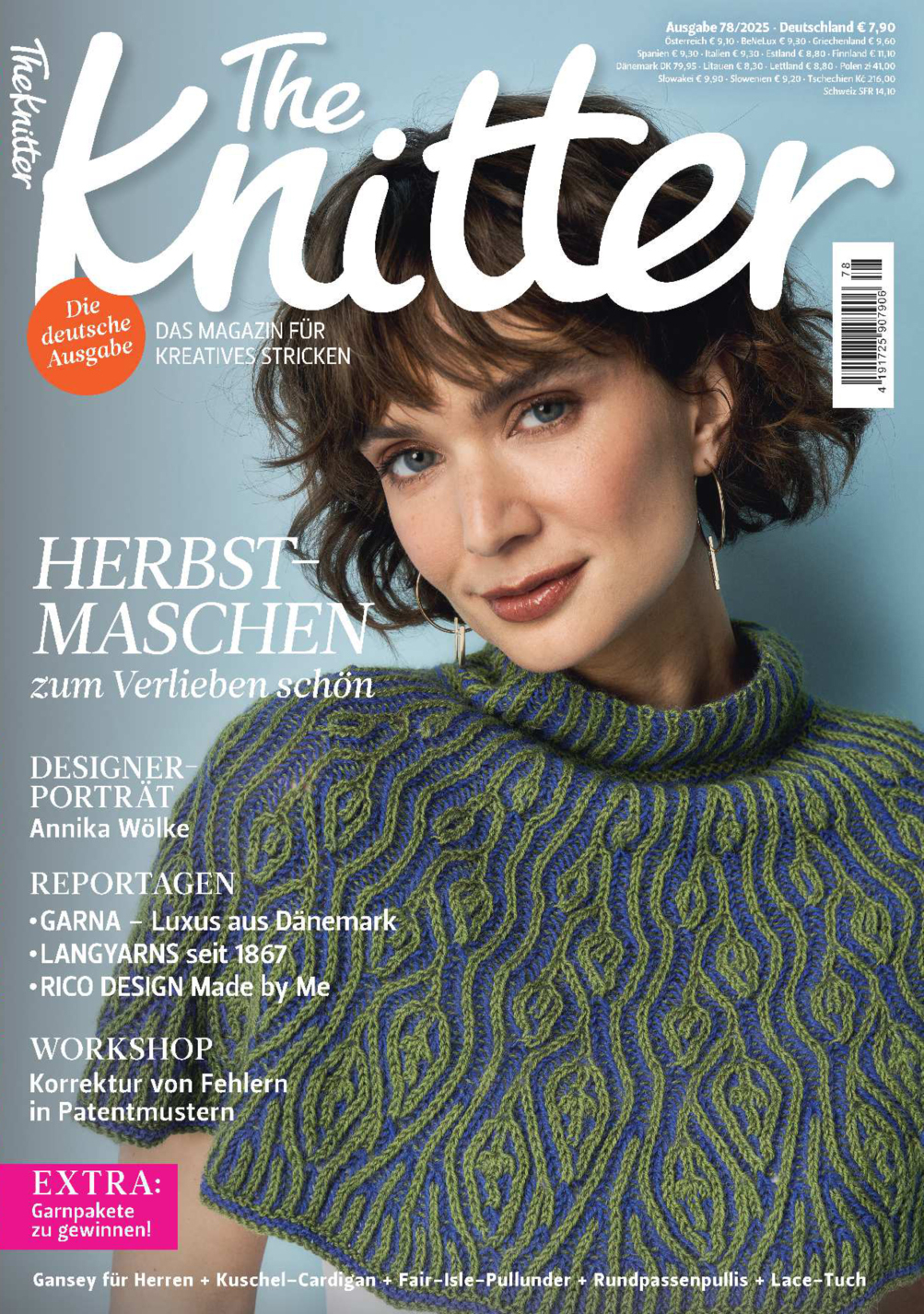 Magazin Produktbild: The Knitter 78/2025 - Herbstmaschen zum Verlieben schön