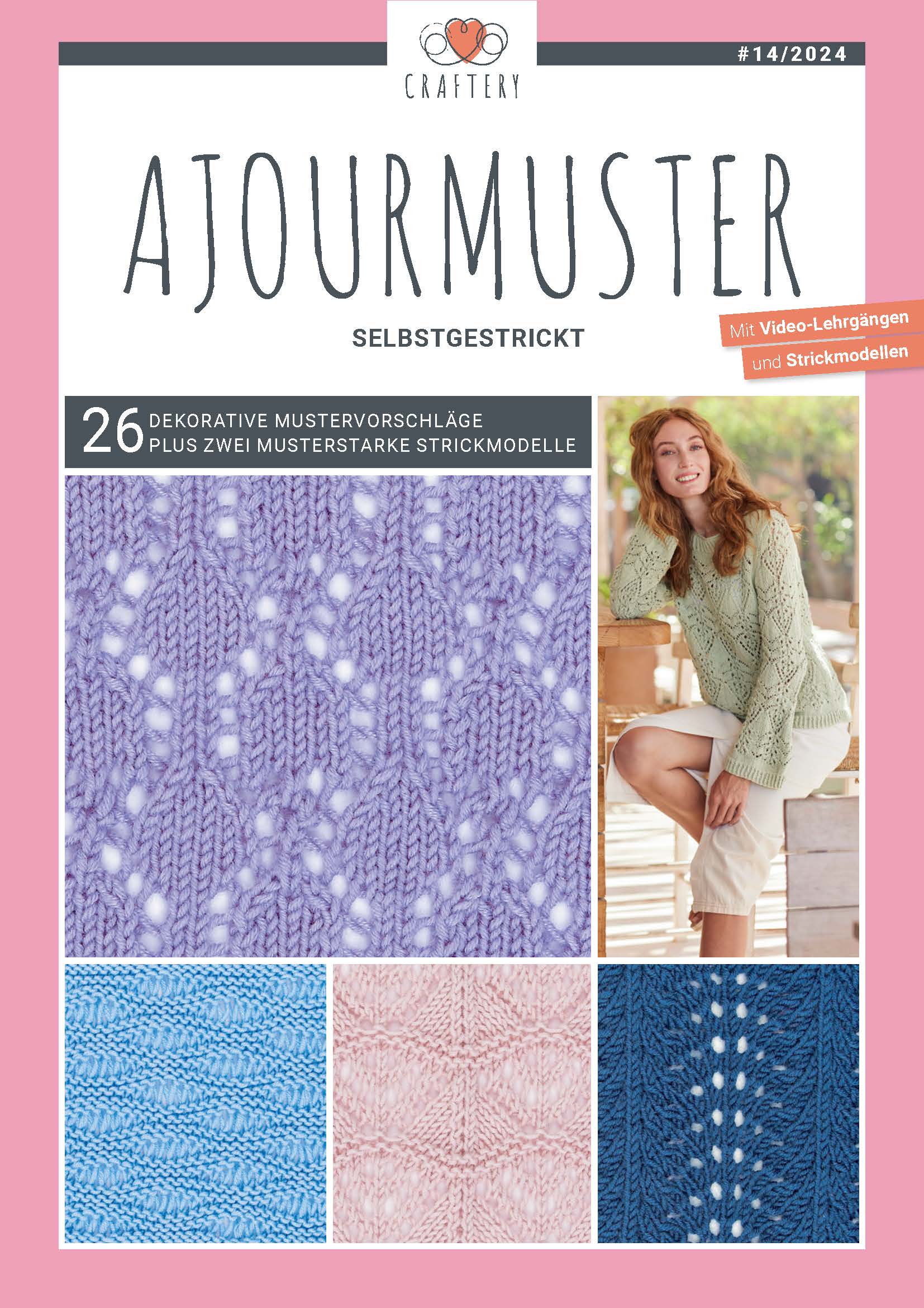 E-Magazin Nr. 14/2024: Musterschule Ajourmuster Magazin Produktbild: E-Magazin Nr. 14/2024: Ajourmuster