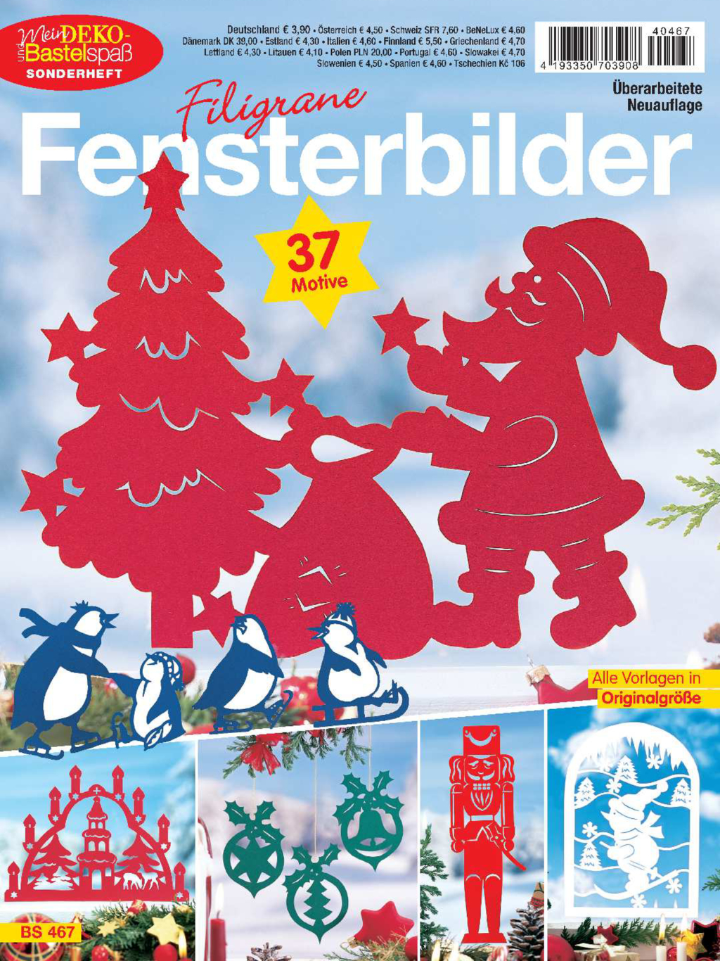 Mein Deko- und Bastelspaß Sonderheft BS 467 Fensterbilder Magazin Produktbild: Mein Deko- und Bastelspaß Sonderheft BS 467 - Fensterbilder