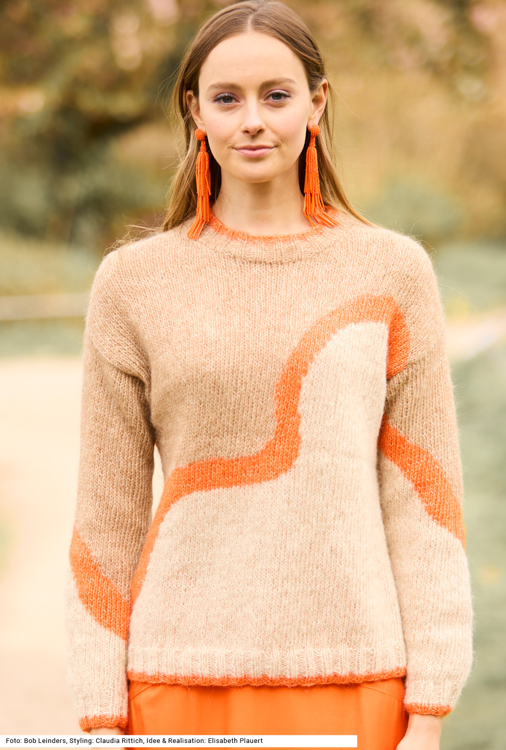 Modellansicht Bild 2: Pulli mit Intarsienmuster