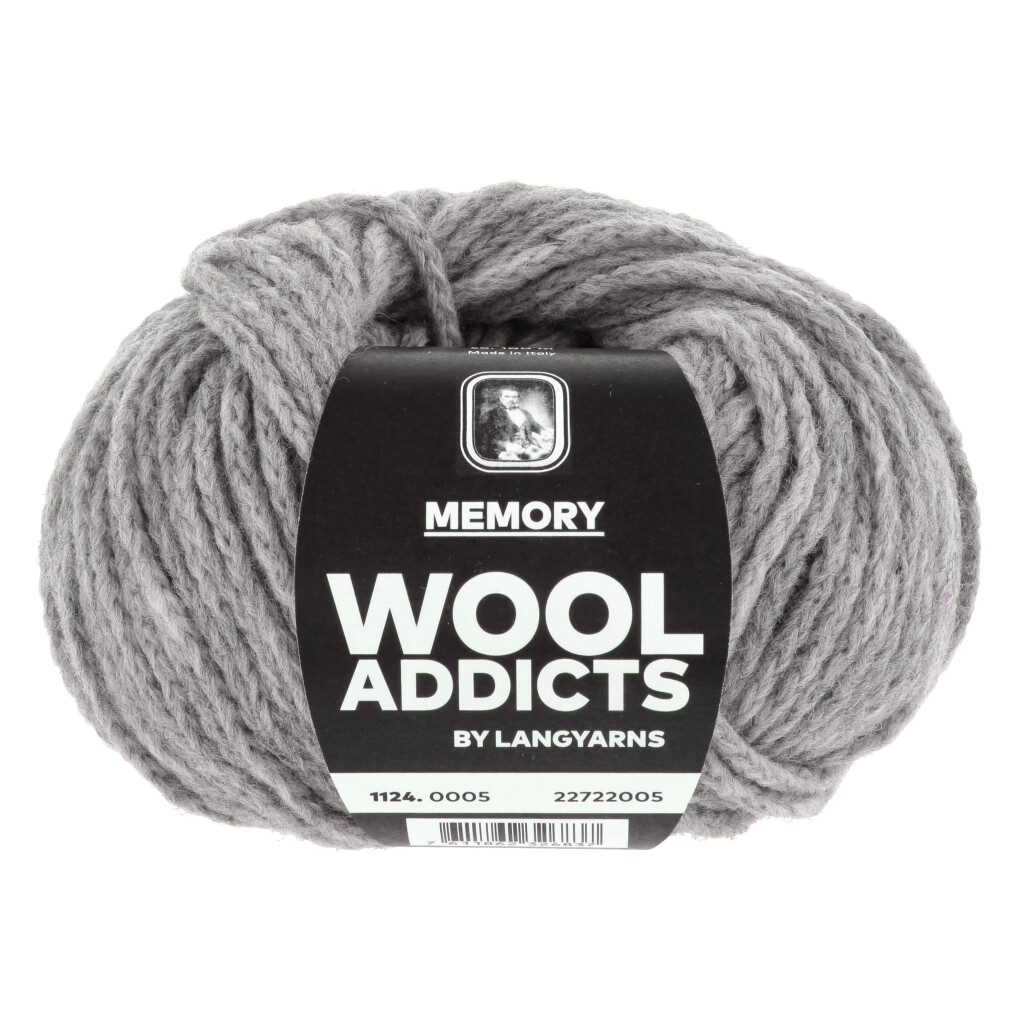 Garnbild LANGYARNS MEMORY Grey Nr. 0005