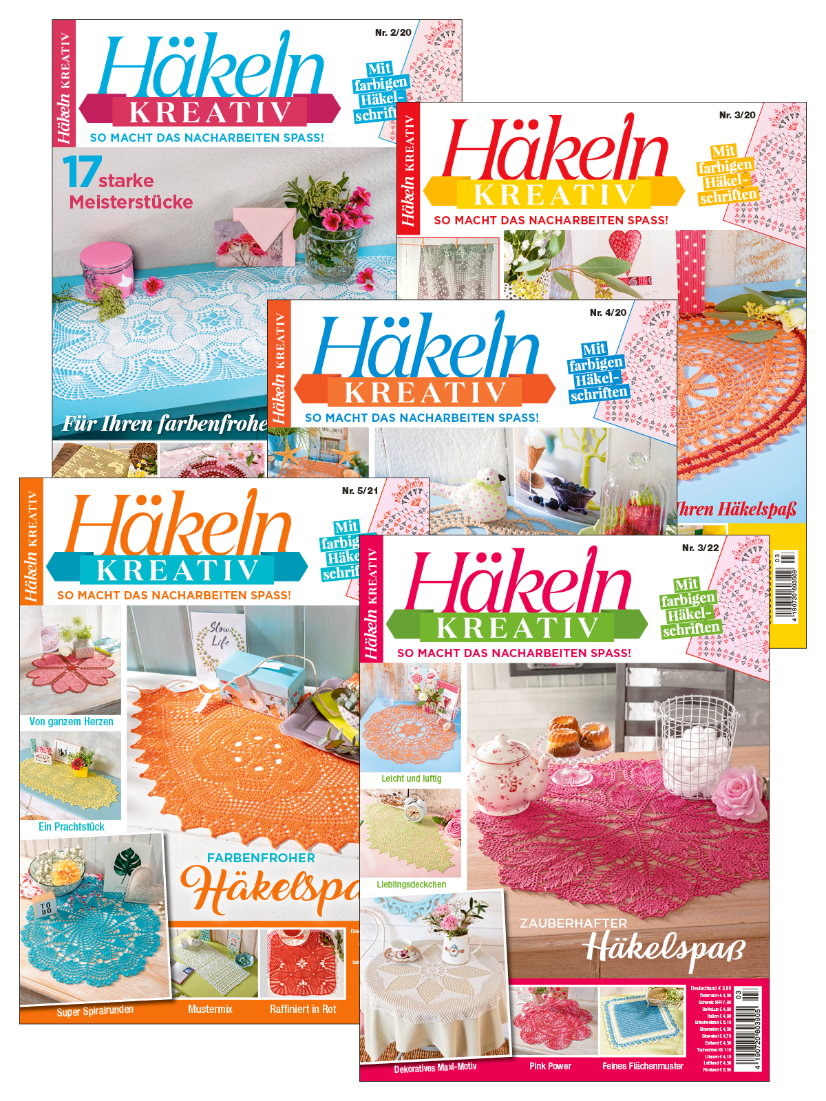 Sparpaket Produktbild: Häkeln kreativ-Bundle HaB24131