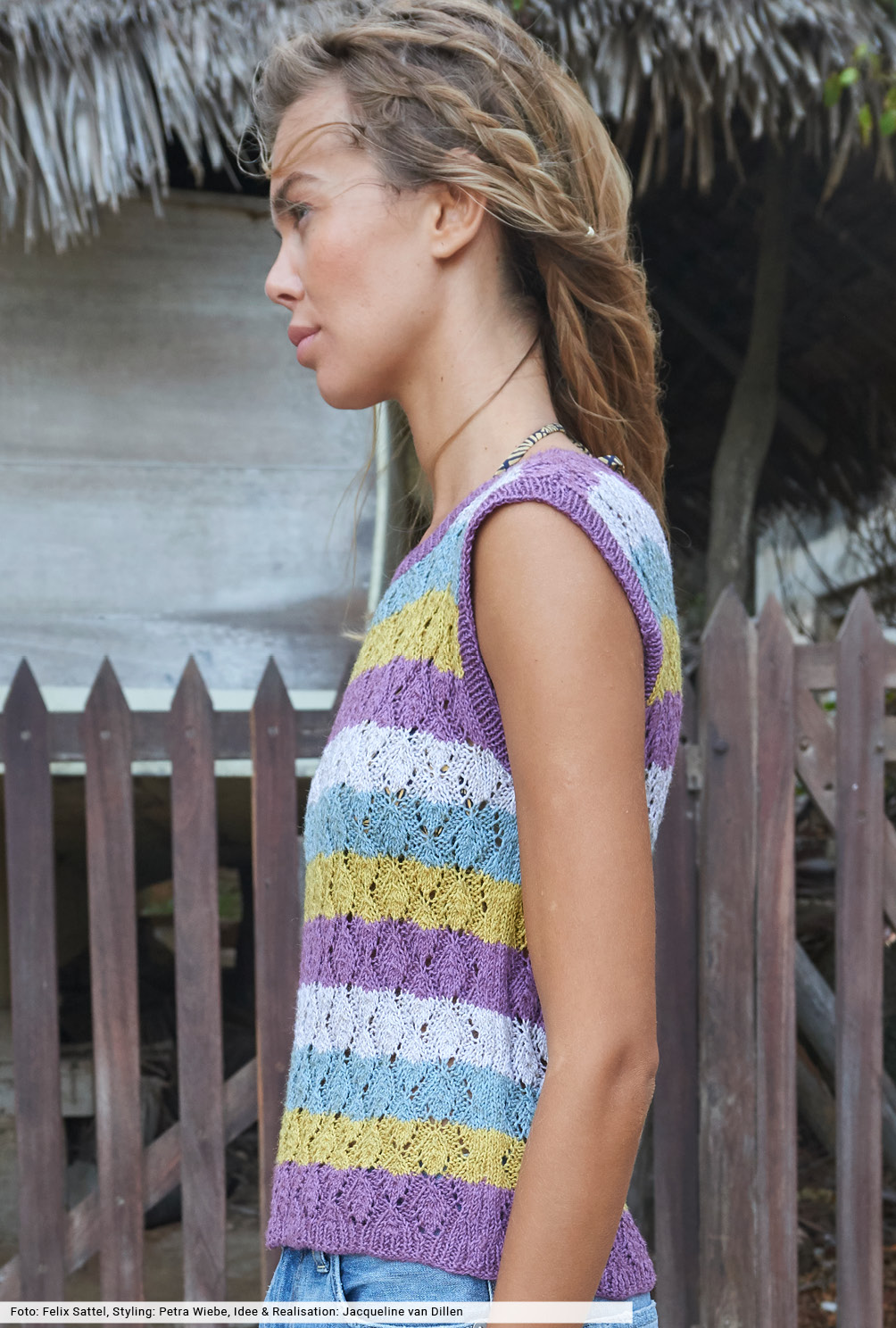 Modellansicht Bild 3: Gestreiftes Top