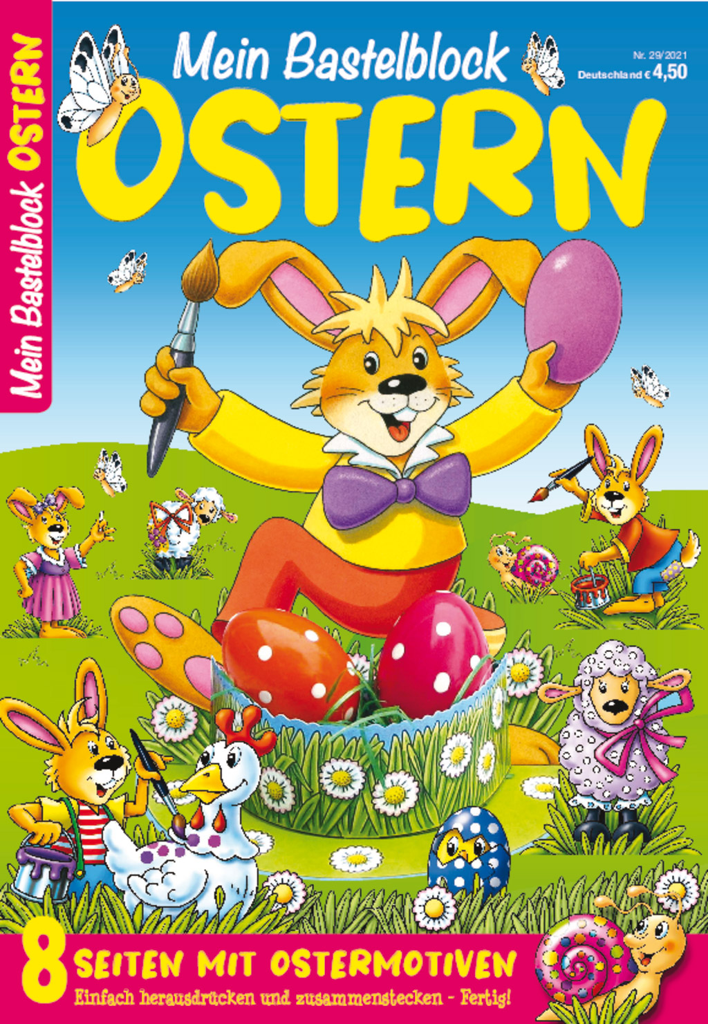 Magazin Produktbild: Mein Bastelblock Nr. 29/2021 - Ostern