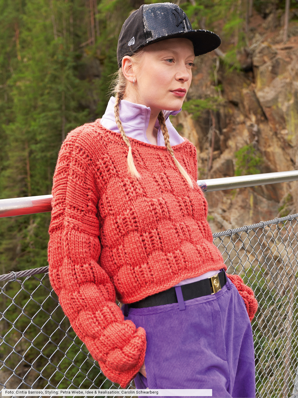 Modellansicht Bild 1: Pulli im Karomuster