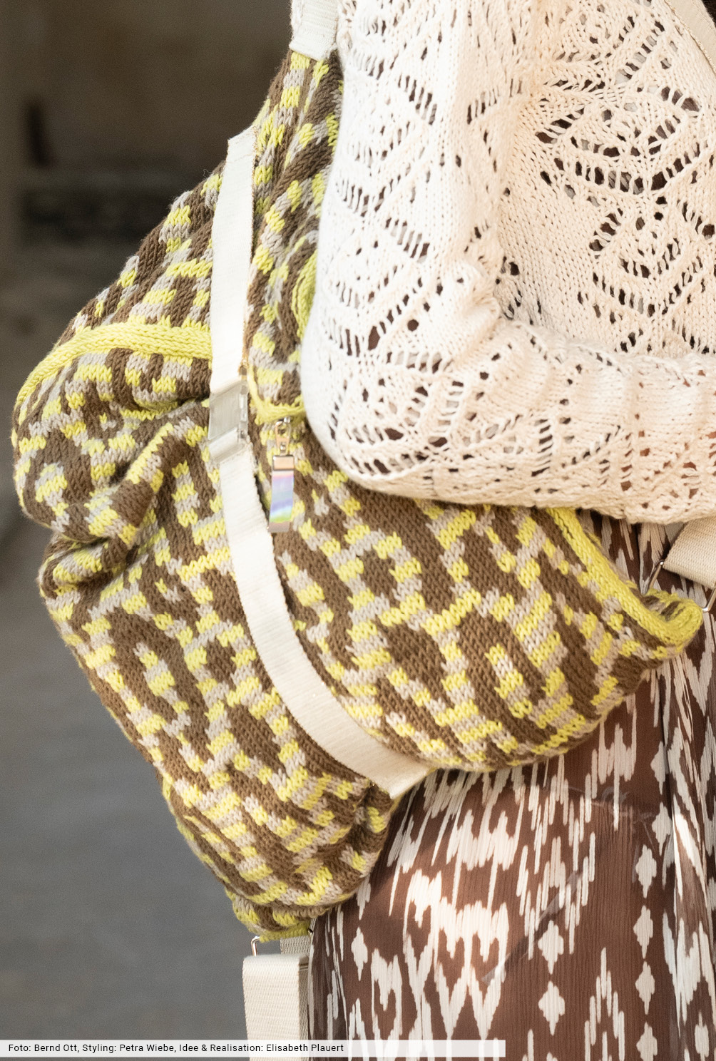 Rucksack mit Animalprint