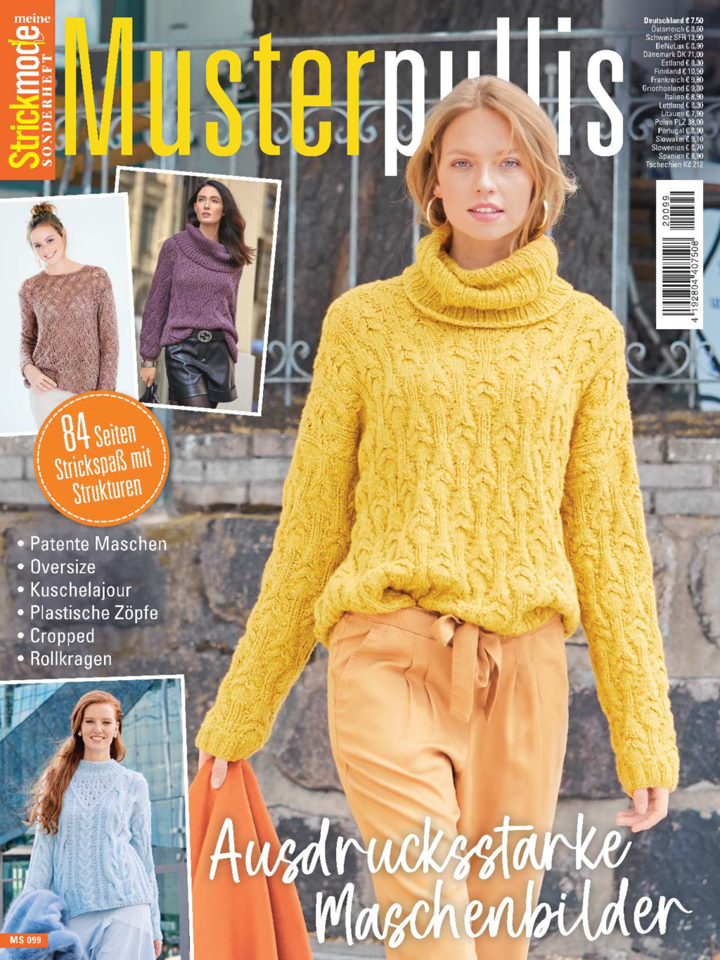 Magazin Produktbild: Meine Strickmode Sonderheft MS 099 - Musterpullis