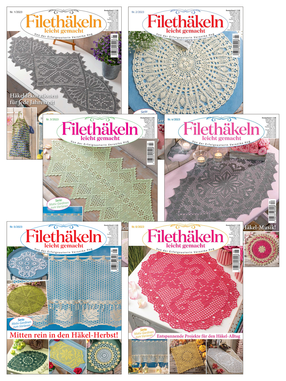 Magazin Produktbild: Filethäkeln leicht gemach E-Paper-Archiv 2023-alle Ausgaben als E-Paper-Sparpaket