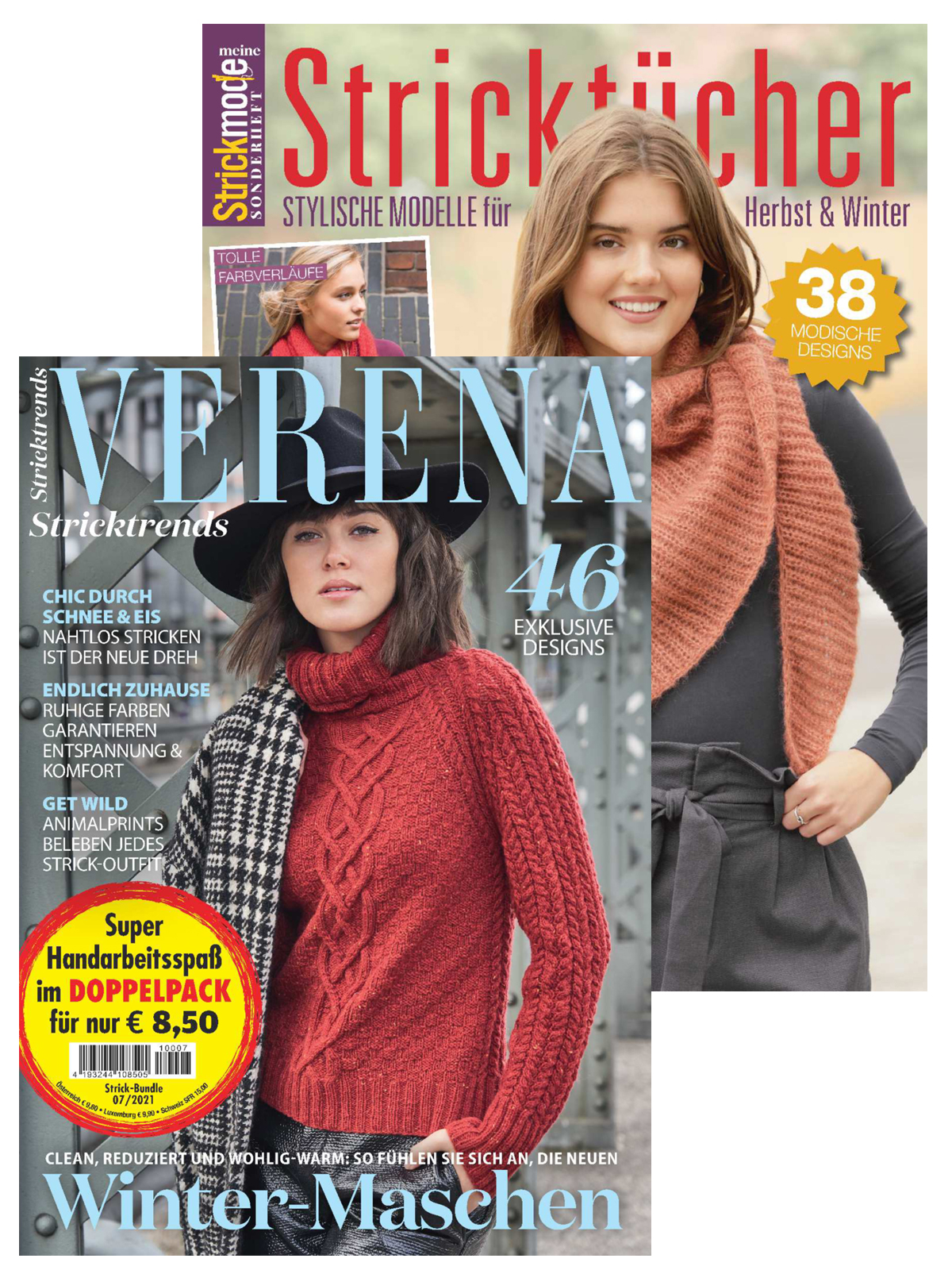 Strick-Bundle: Verena Stricktrends Nr. 04/2021 + MS 045 Stricktücher Strick-Bundle: Verena Stricktrends Nr. 04/2021 + MS 045 Stricktücher