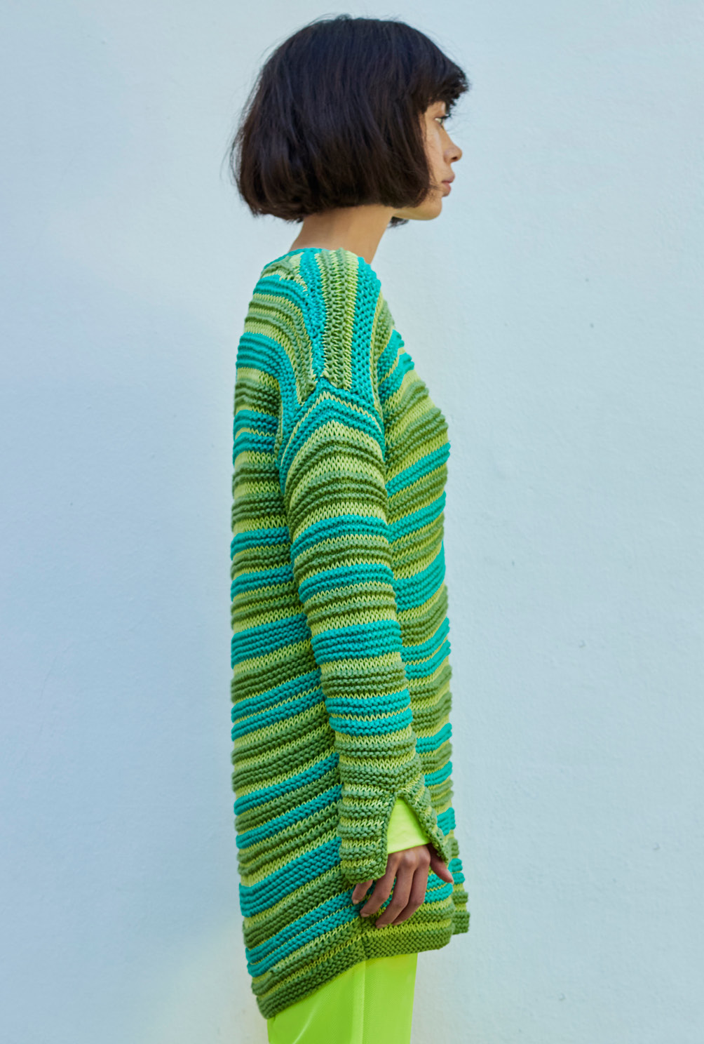 Modellansicht Bild 5: Ringelpulli mit erfrischendem Farbspiel