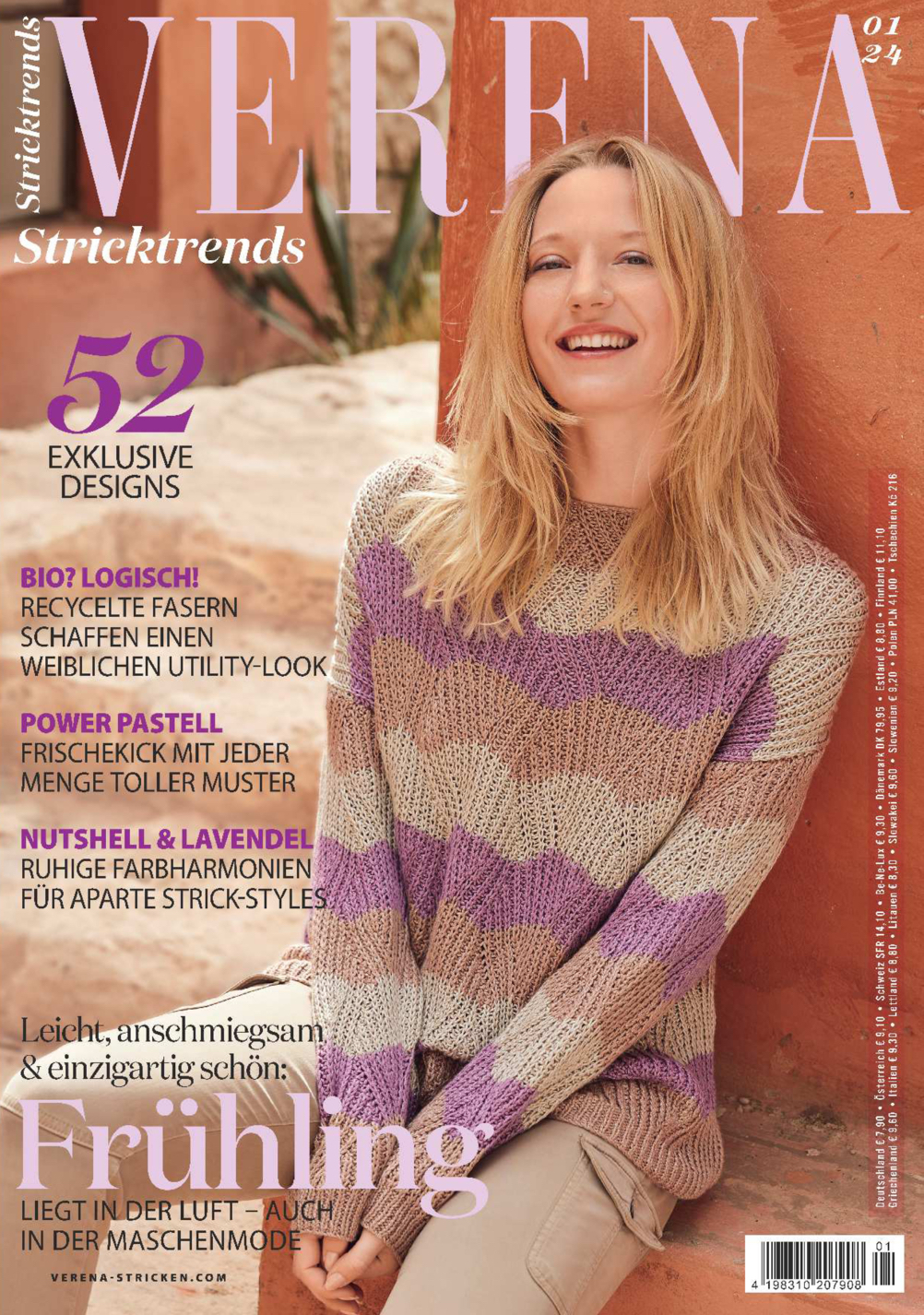 Magazin Produktbild: Verena Stricktrends 01/2024 - Frühling liegt in der Luft