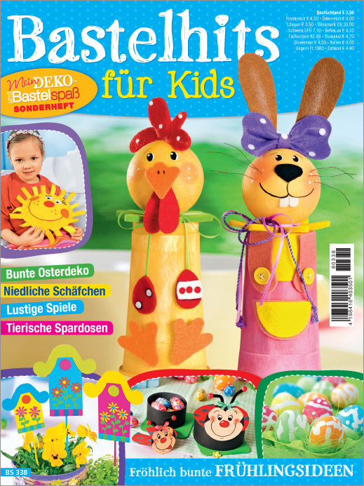 Magazin Produktbild: Mein Deko- und Bastelspaß Sonderheft BS338- Bastelhits für Kids