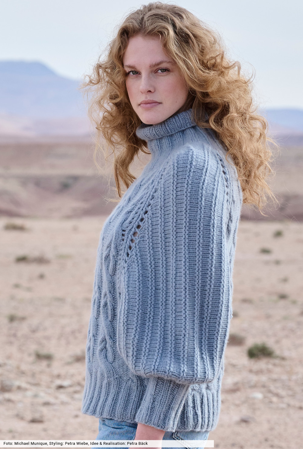 Modellansicht Bild 3: Pulli mit tiefen Raglanärmeln