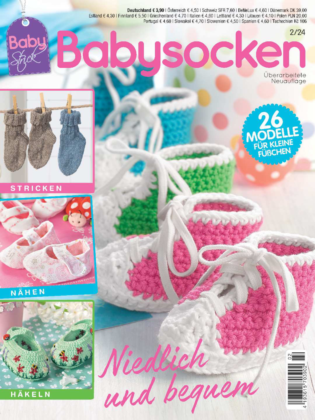 Baby Strick 24002 - Babysocken Magazin Produktbild: Baby Strick 24002 - Babysocken